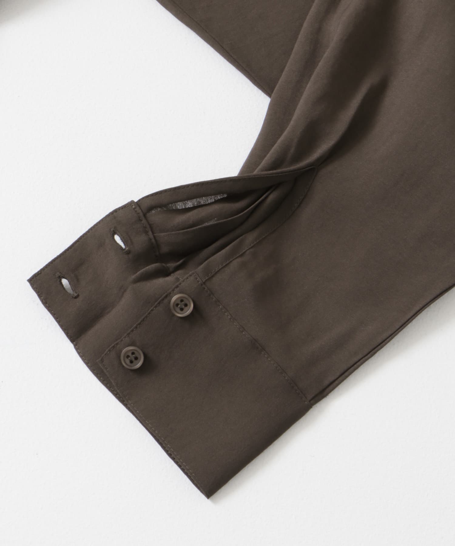 シアーロングシャツ BROWN one