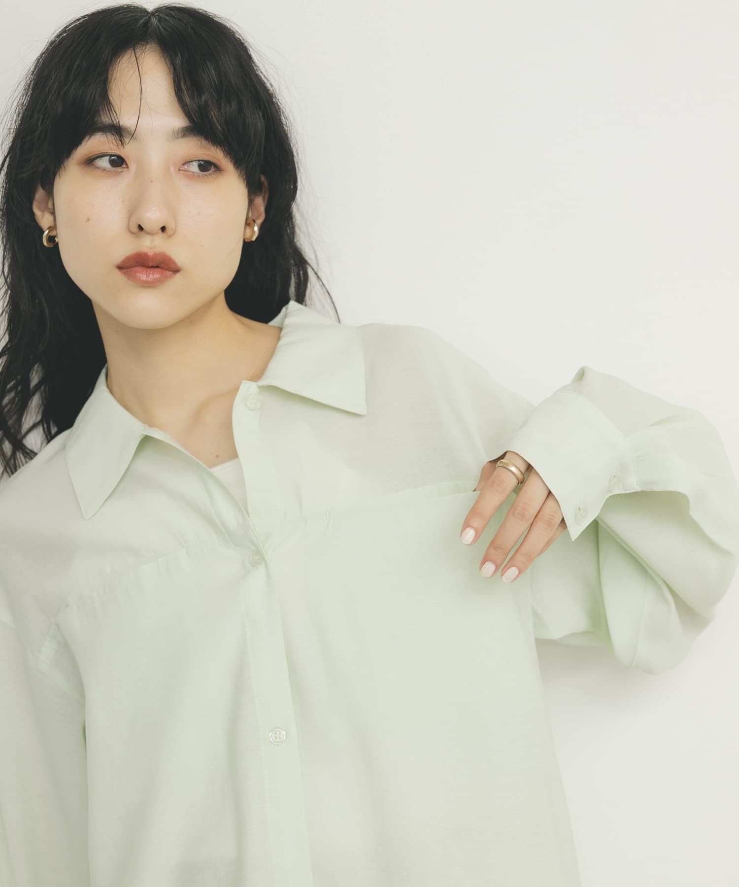 身長：160cm サイズ：one