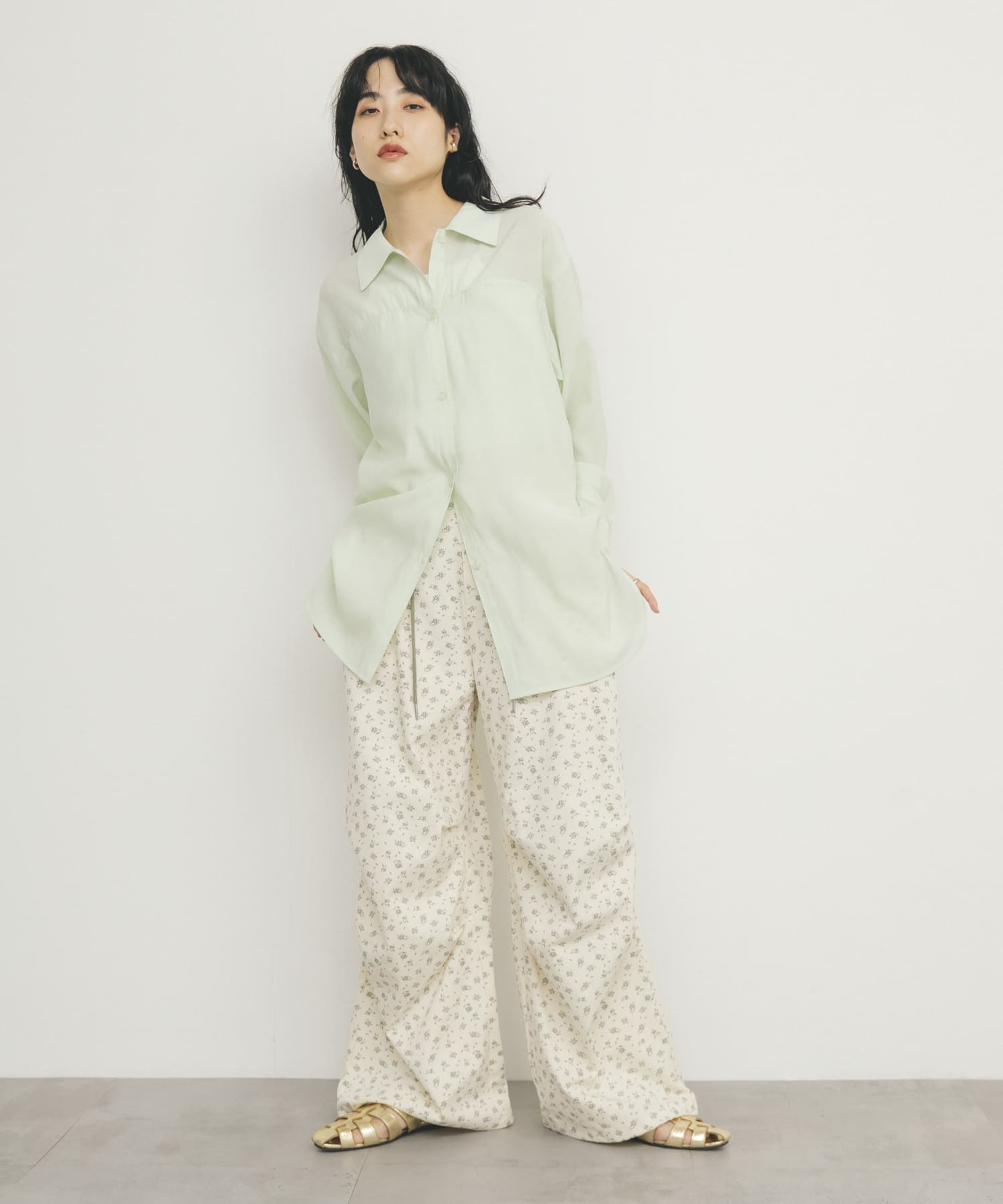身長：160cm サイズ：one