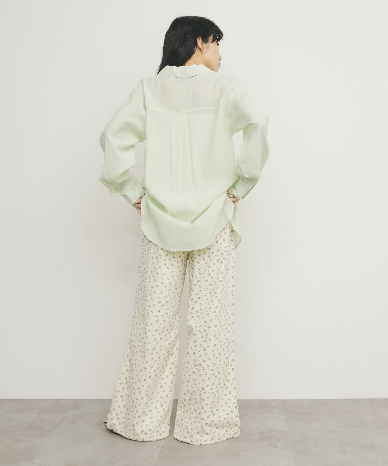 身長：160cm サイズ：one