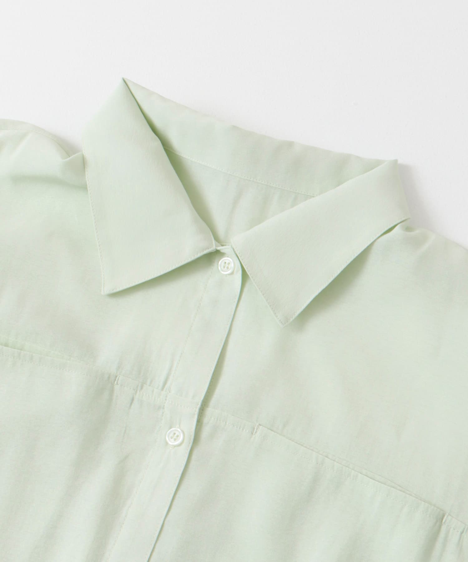 シアーロングシャツ L.GREEN one