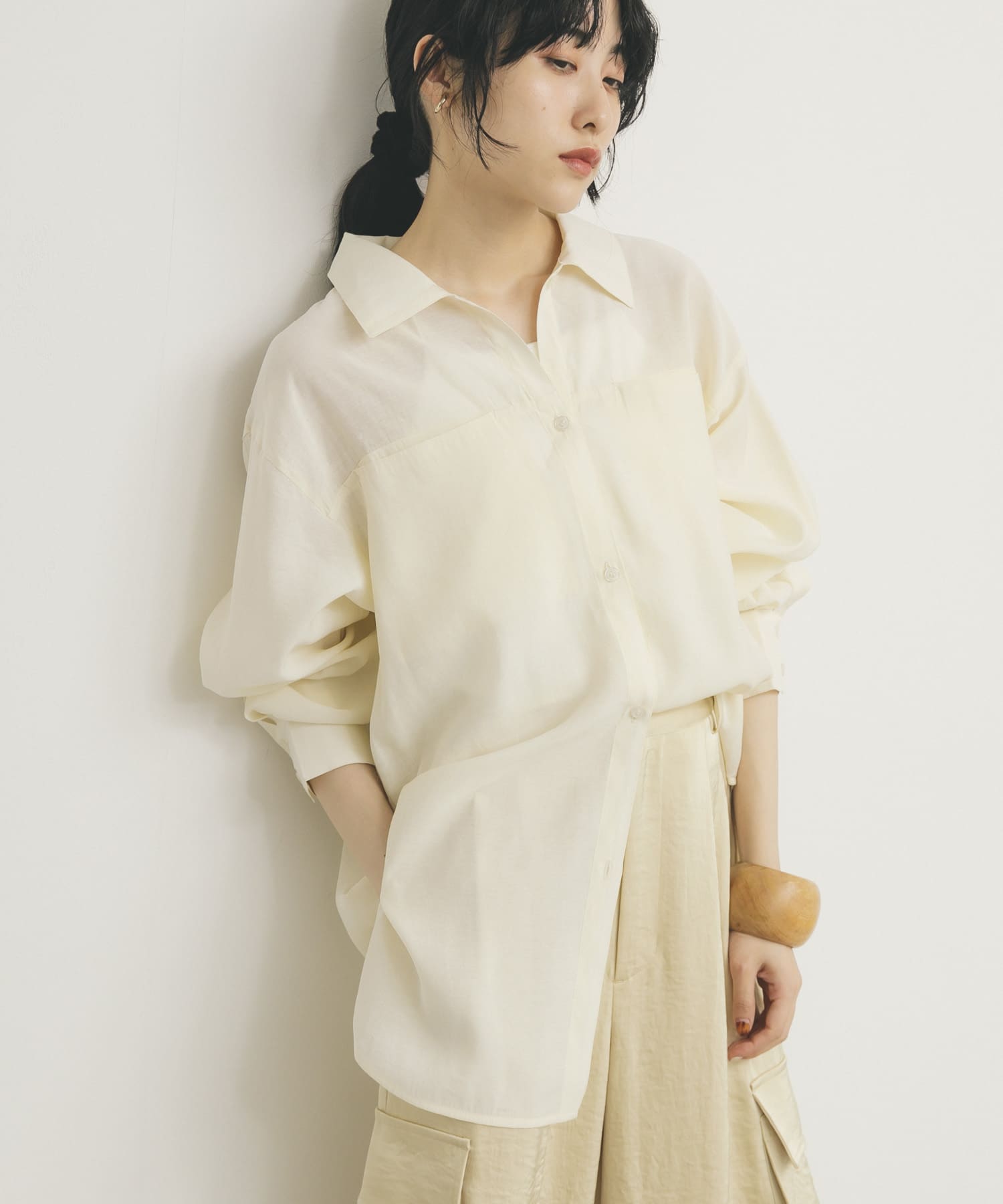 身長：160cm サイズ：one
