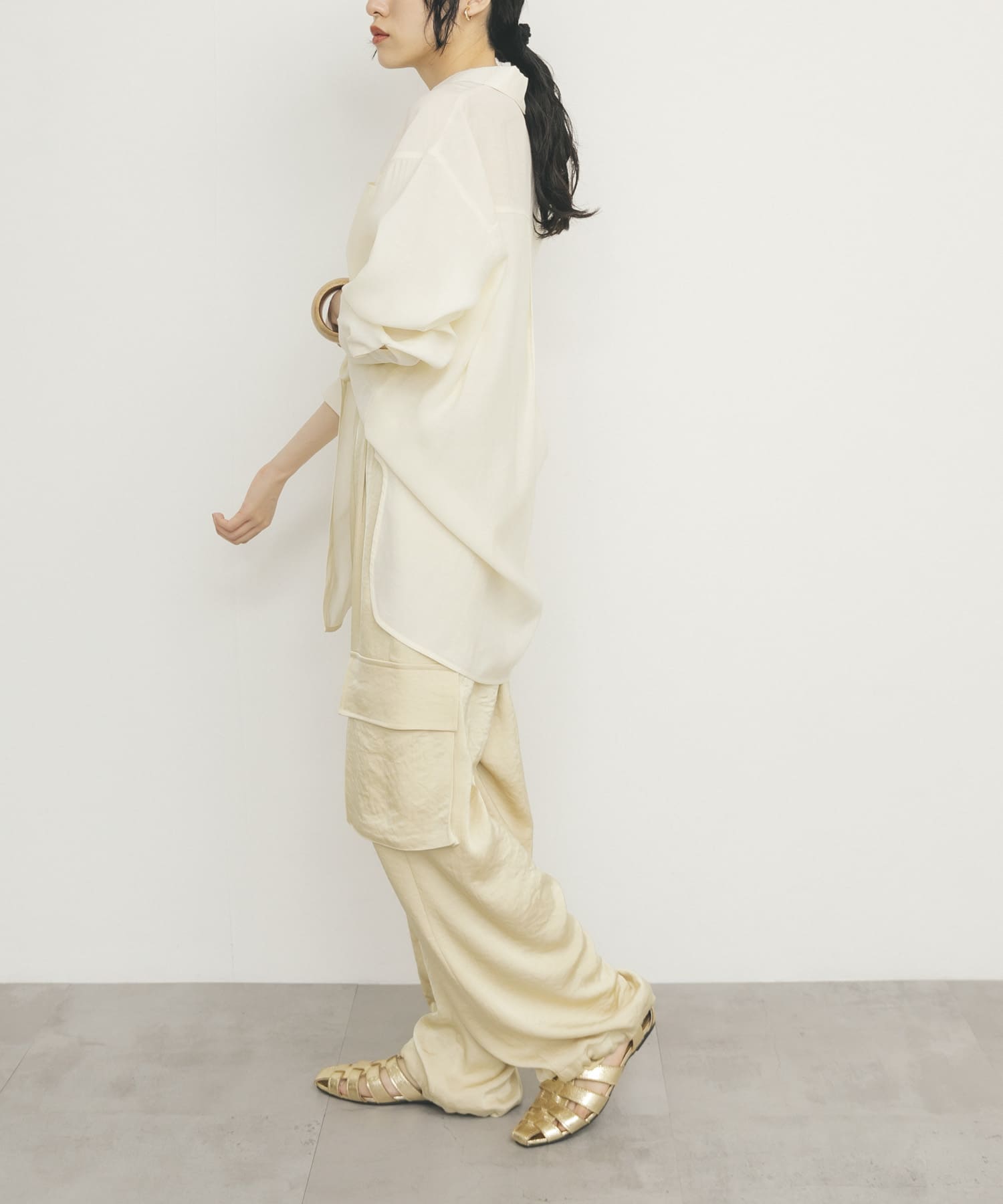 身長：160cm サイズ：one