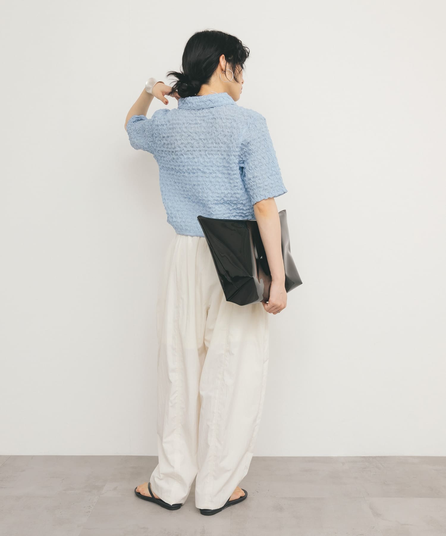 身長：160cm サイズ：one