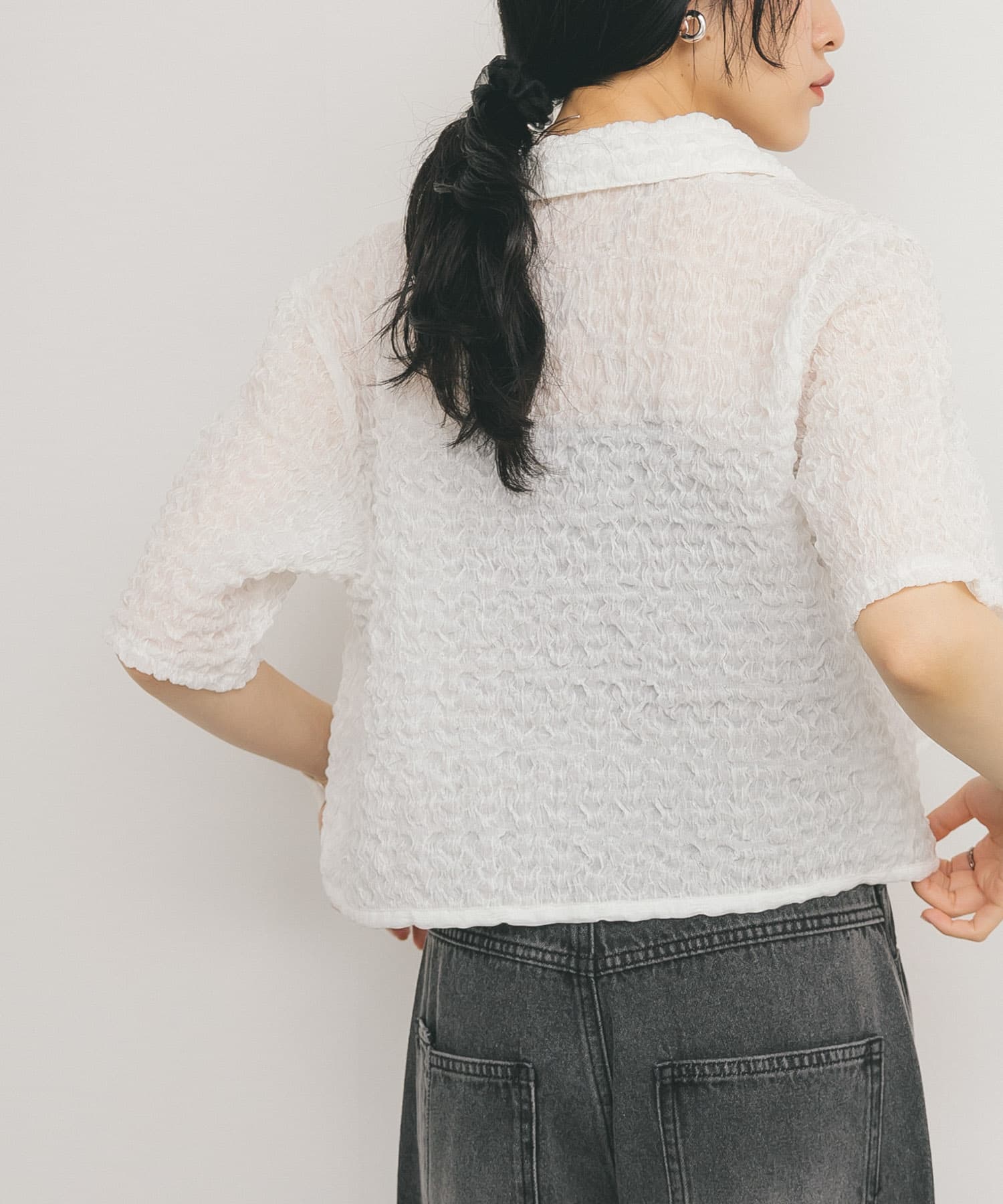 身長：160cm サイズ：one