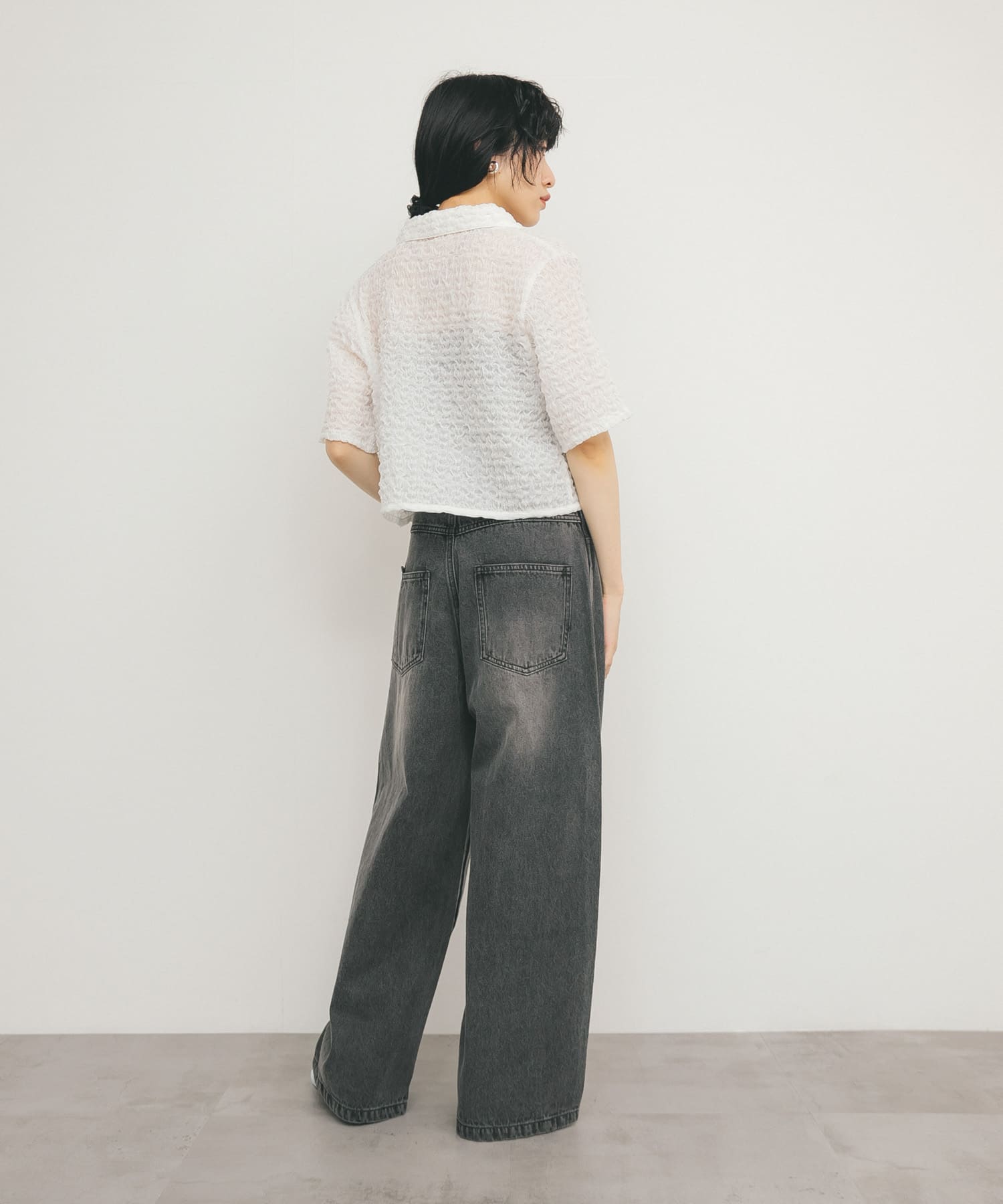 ポップコーンクロップドシャツ(one BLUE): トップス｜URBAN RESEARCH