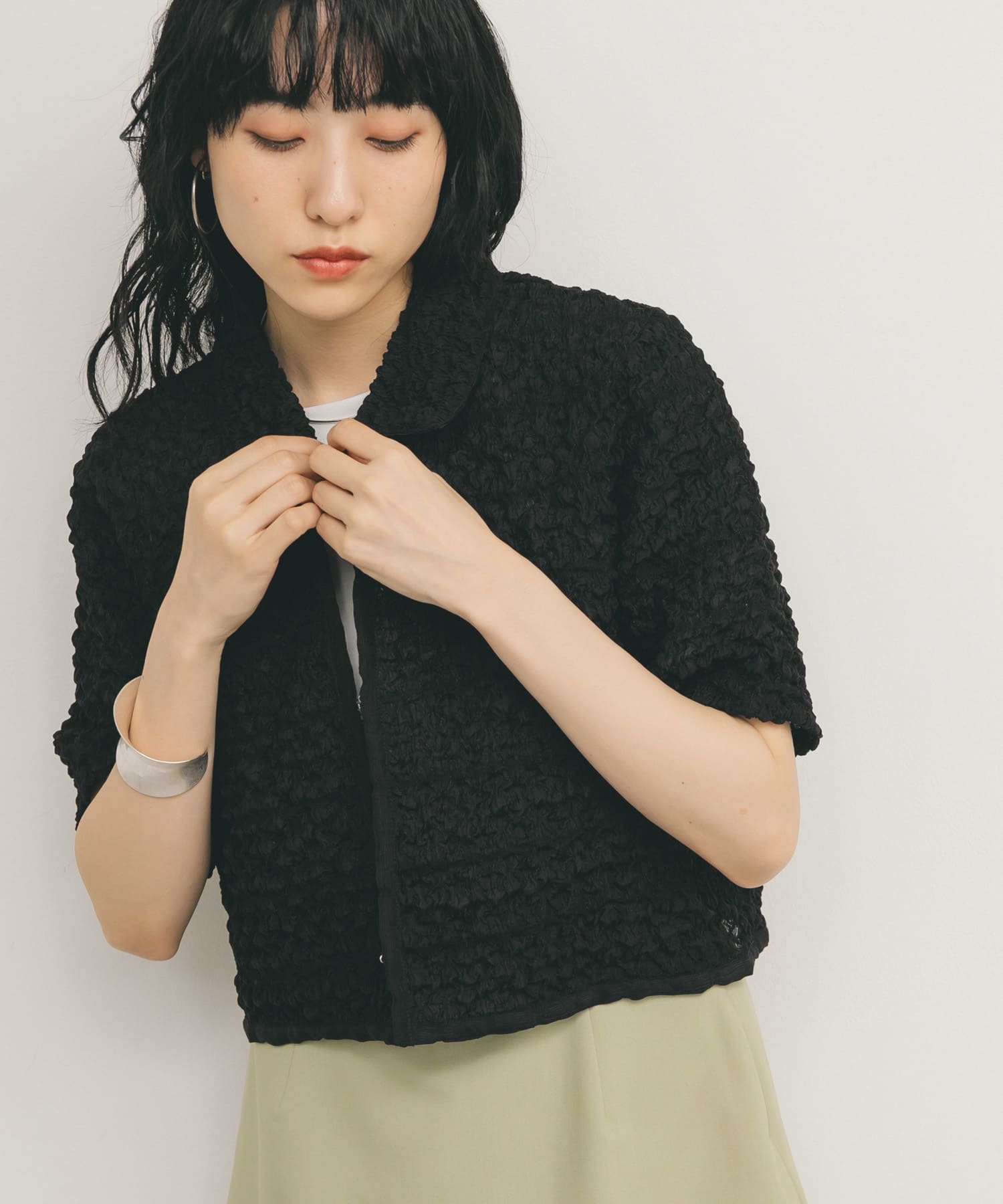 身長：160cm サイズ：one