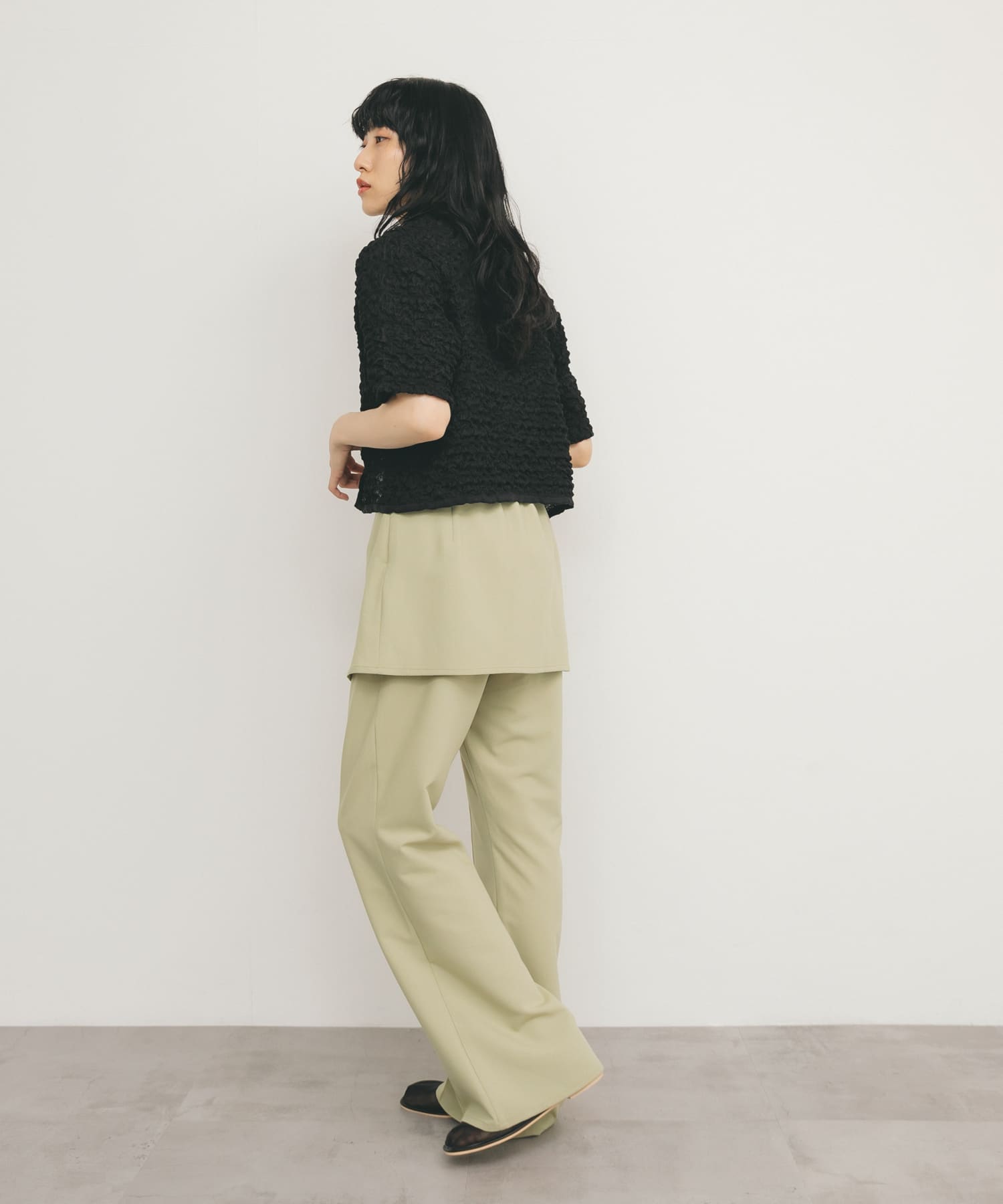身長：160cm サイズ：one