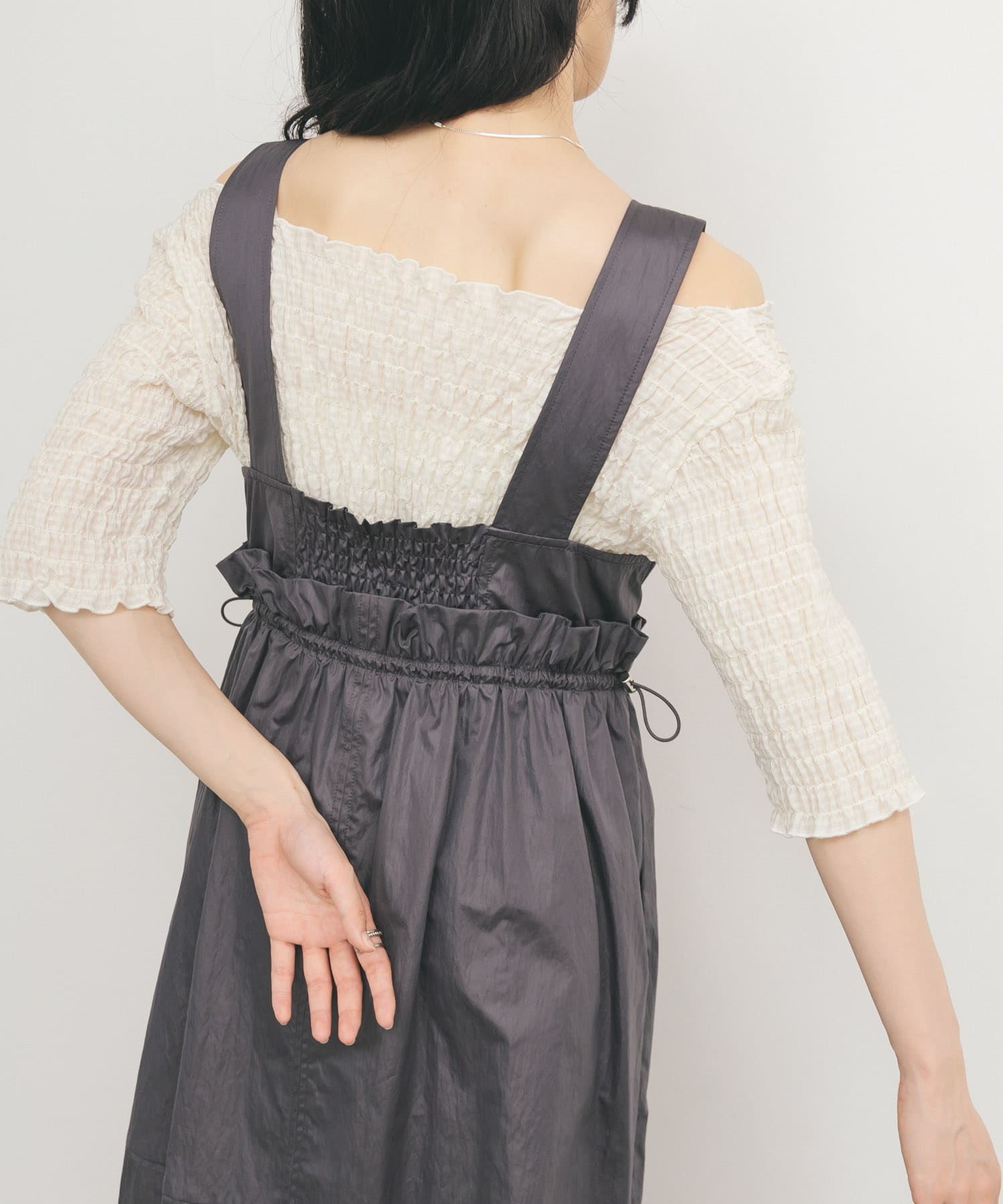 身長：160cm サイズ：one