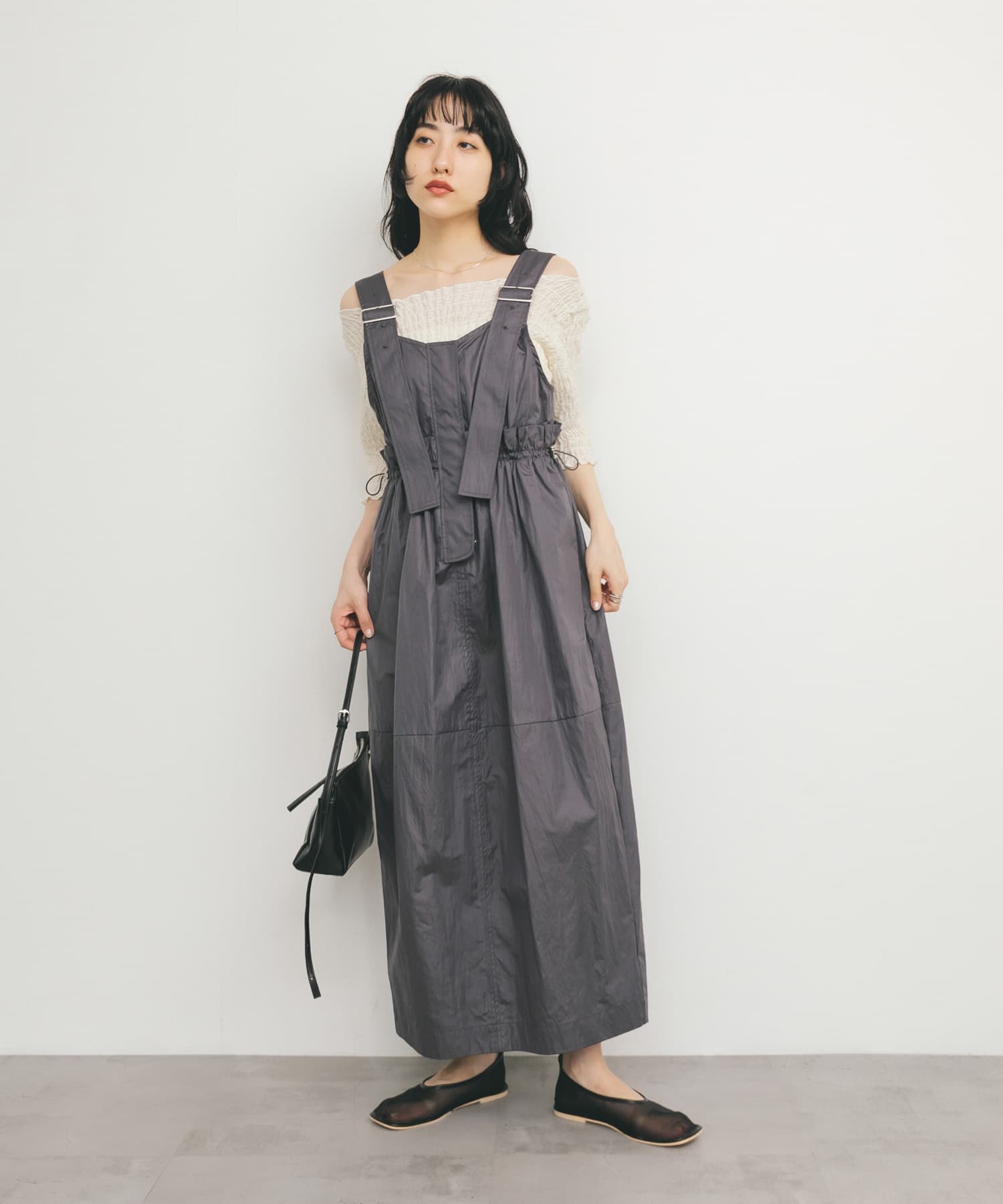 身長：160cm サイズ：one