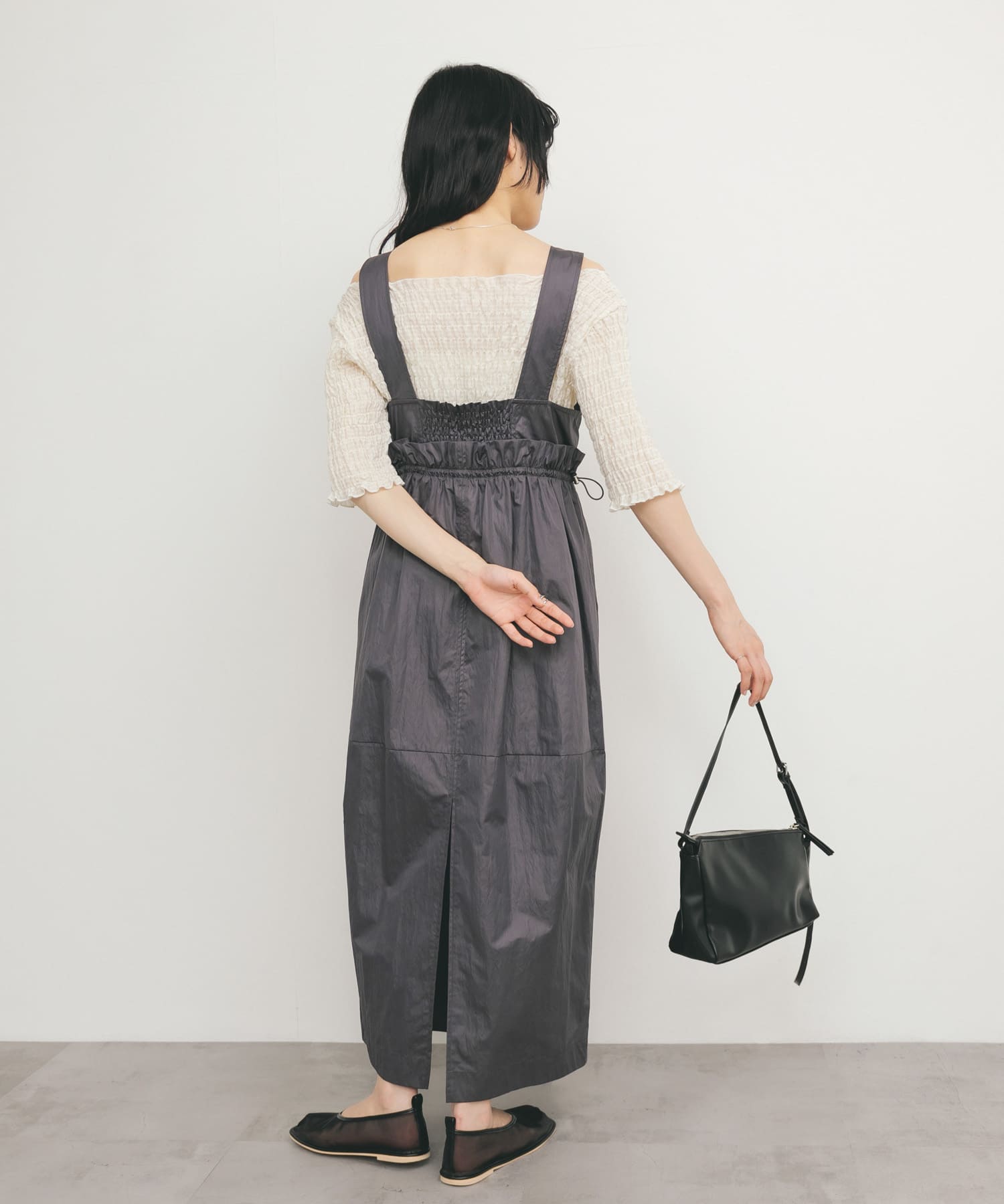 身長：160cm サイズ：one