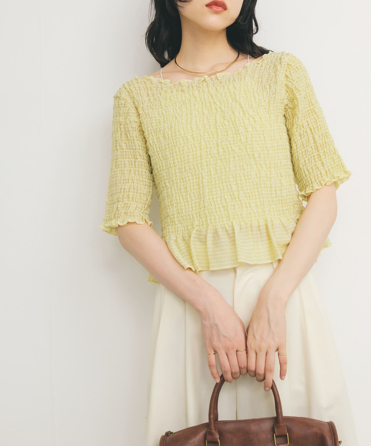 身長：160cm サイズ：one