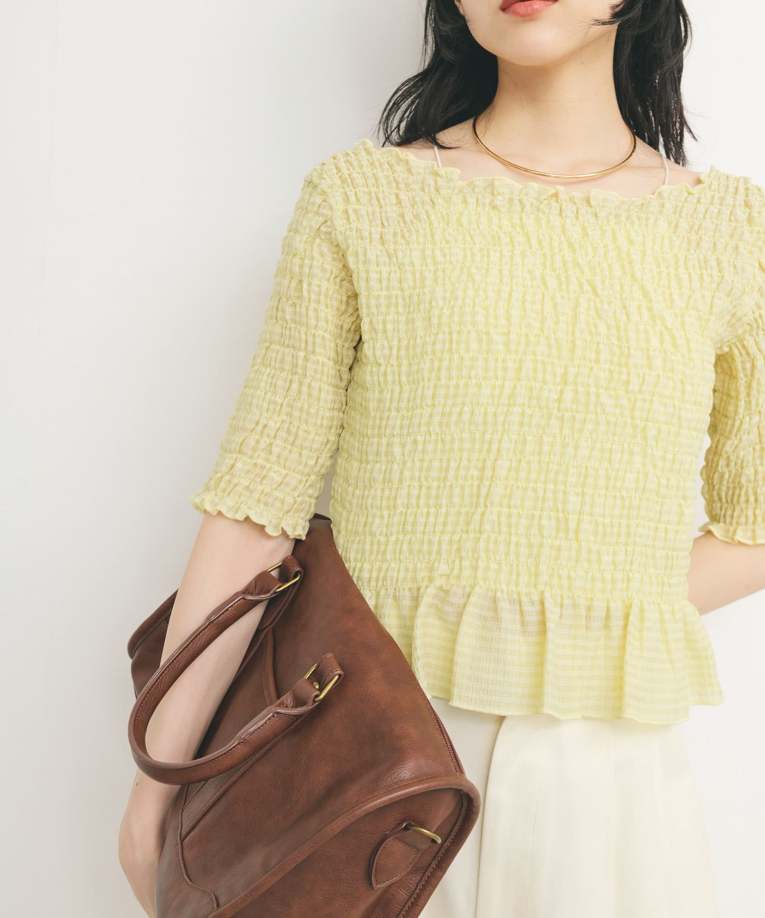 身長：160cm サイズ：one