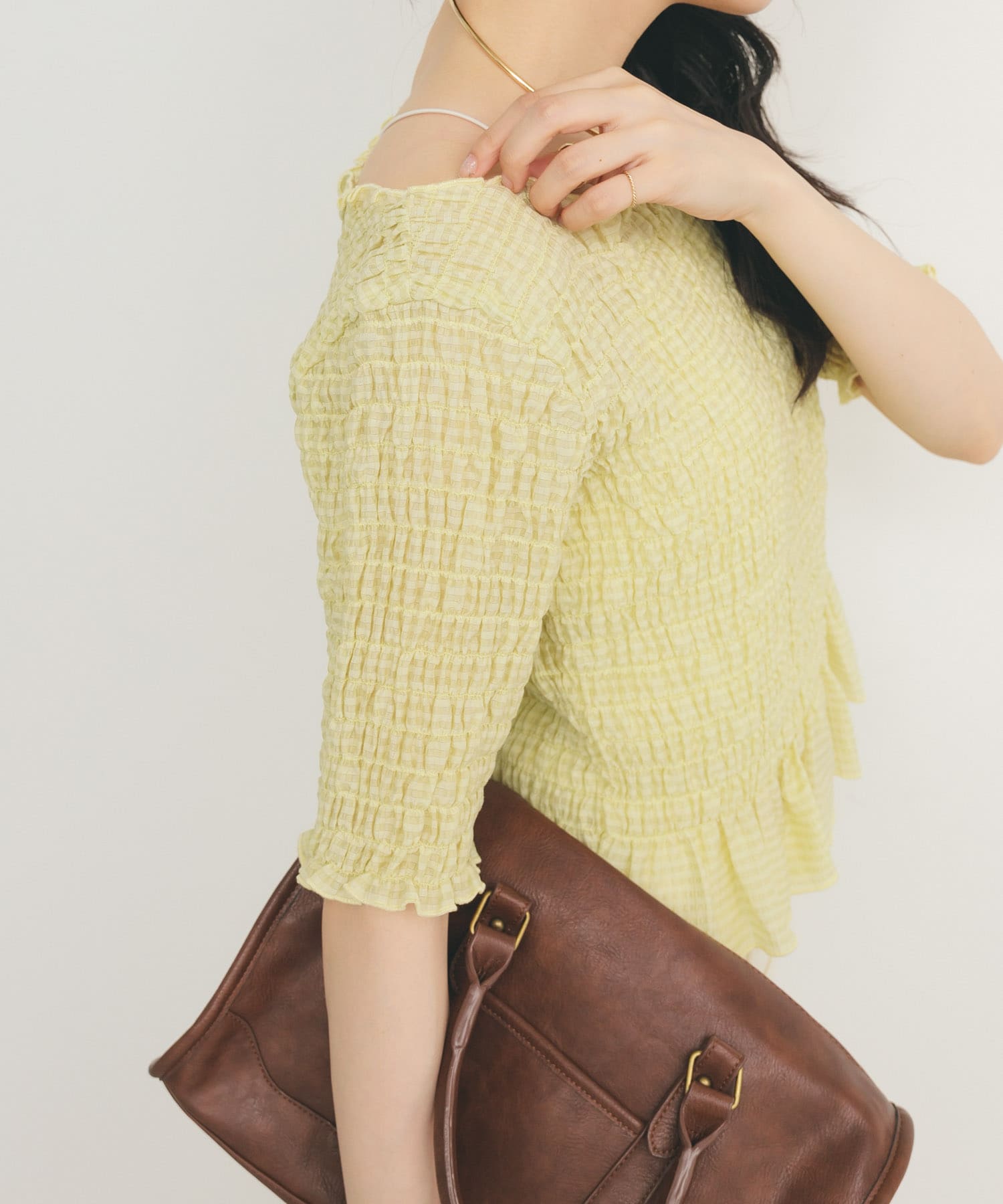 身長：160cm サイズ：one