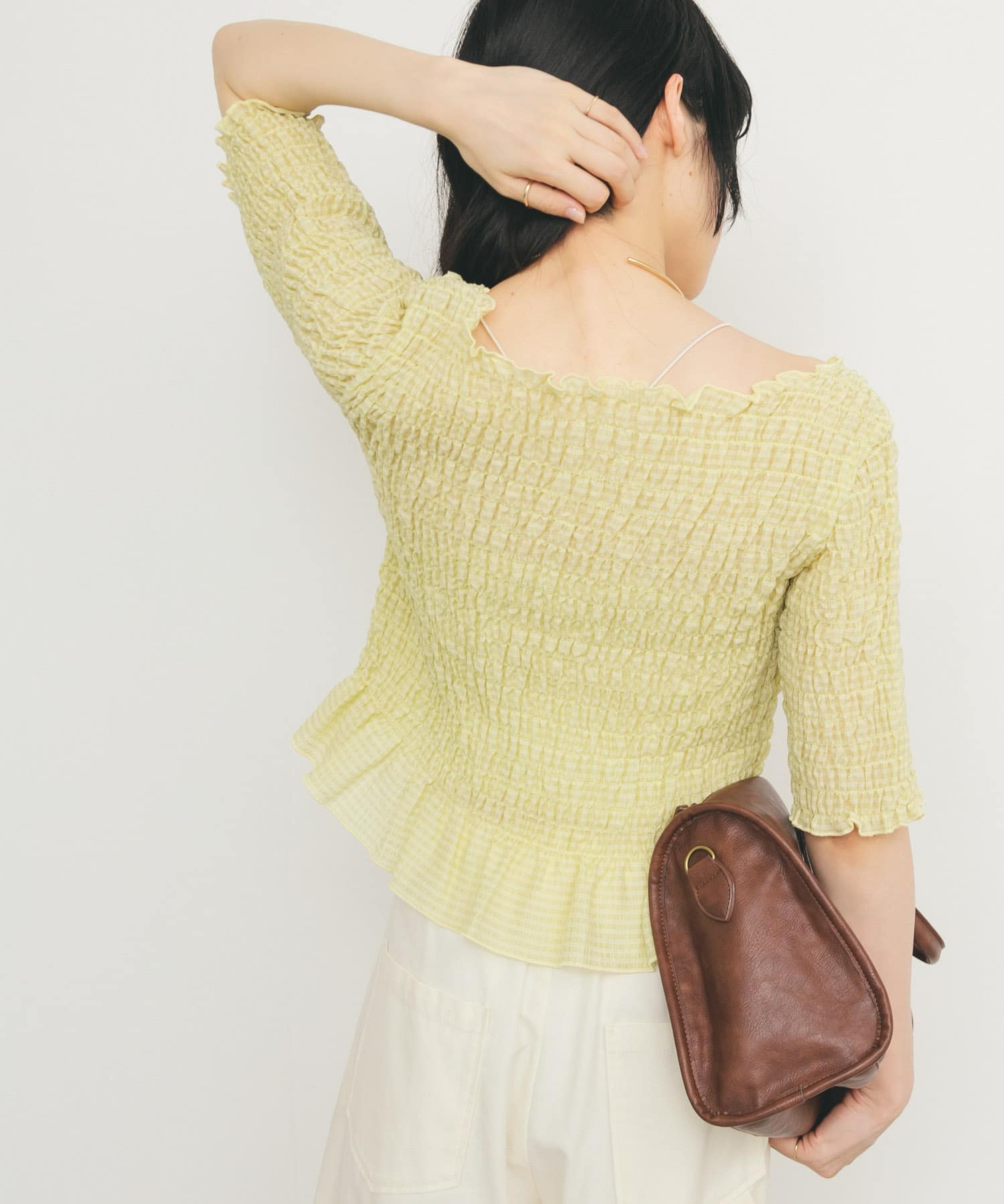 身長：160cm サイズ：one