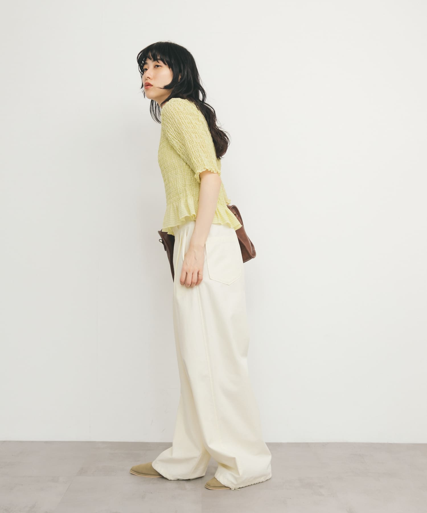 身長：160cm サイズ：one