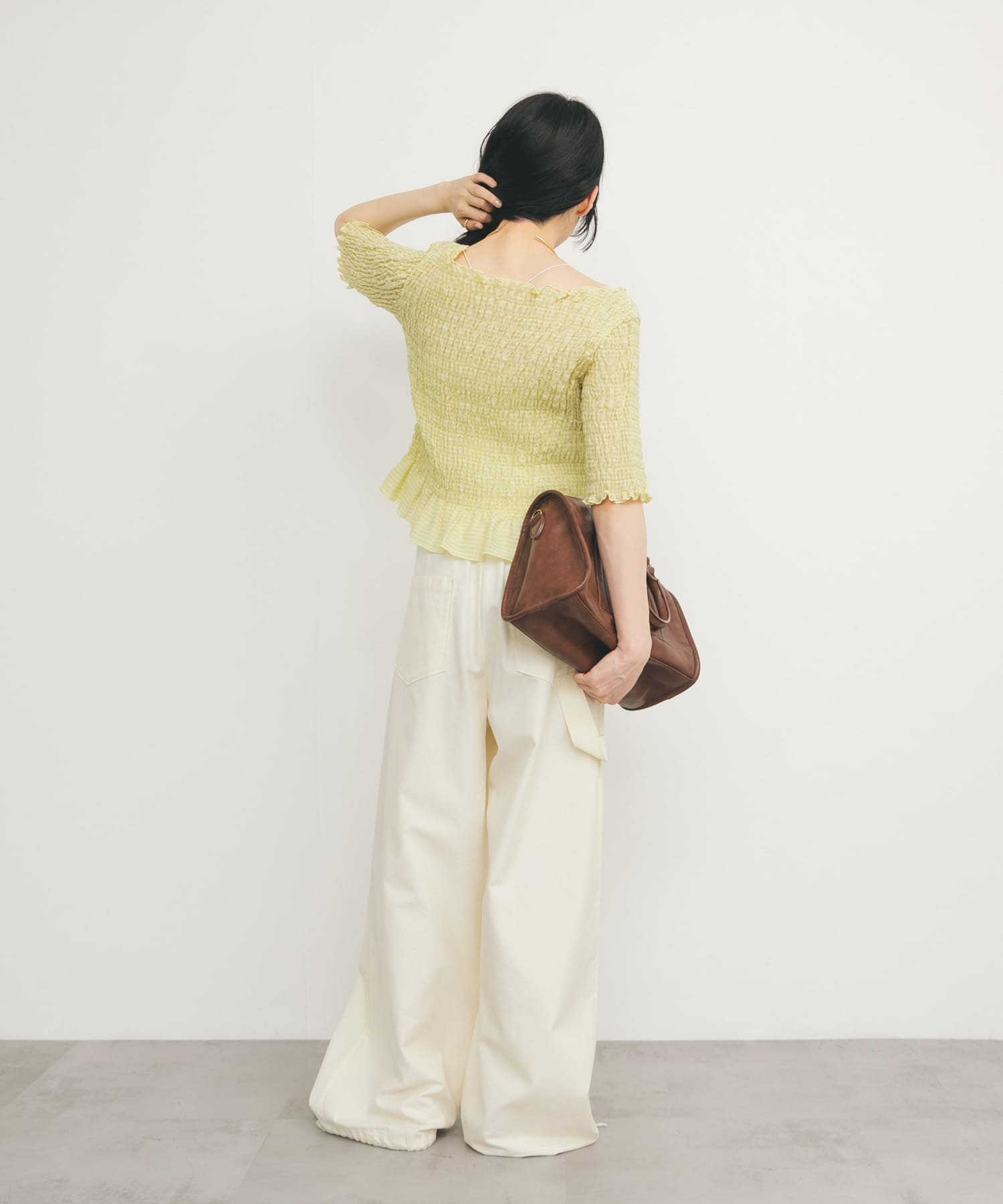 身長：160cm サイズ：one