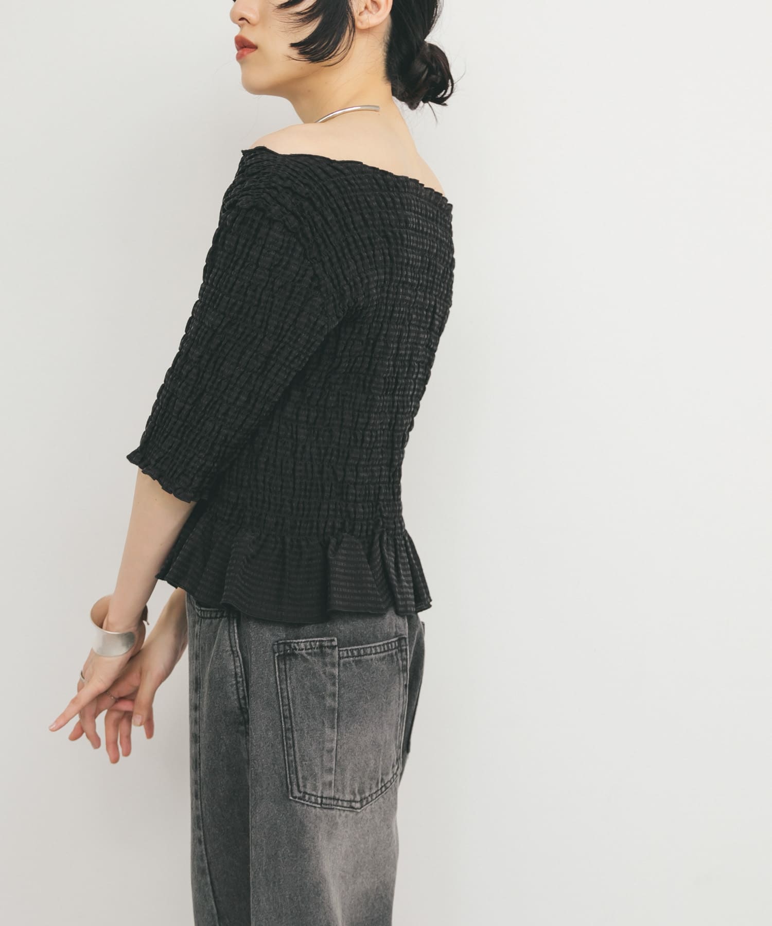 身長：160cm サイズ：one