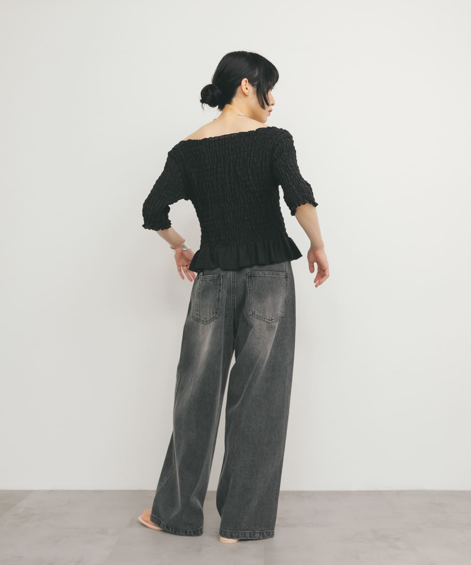 身長：160cm サイズ：one