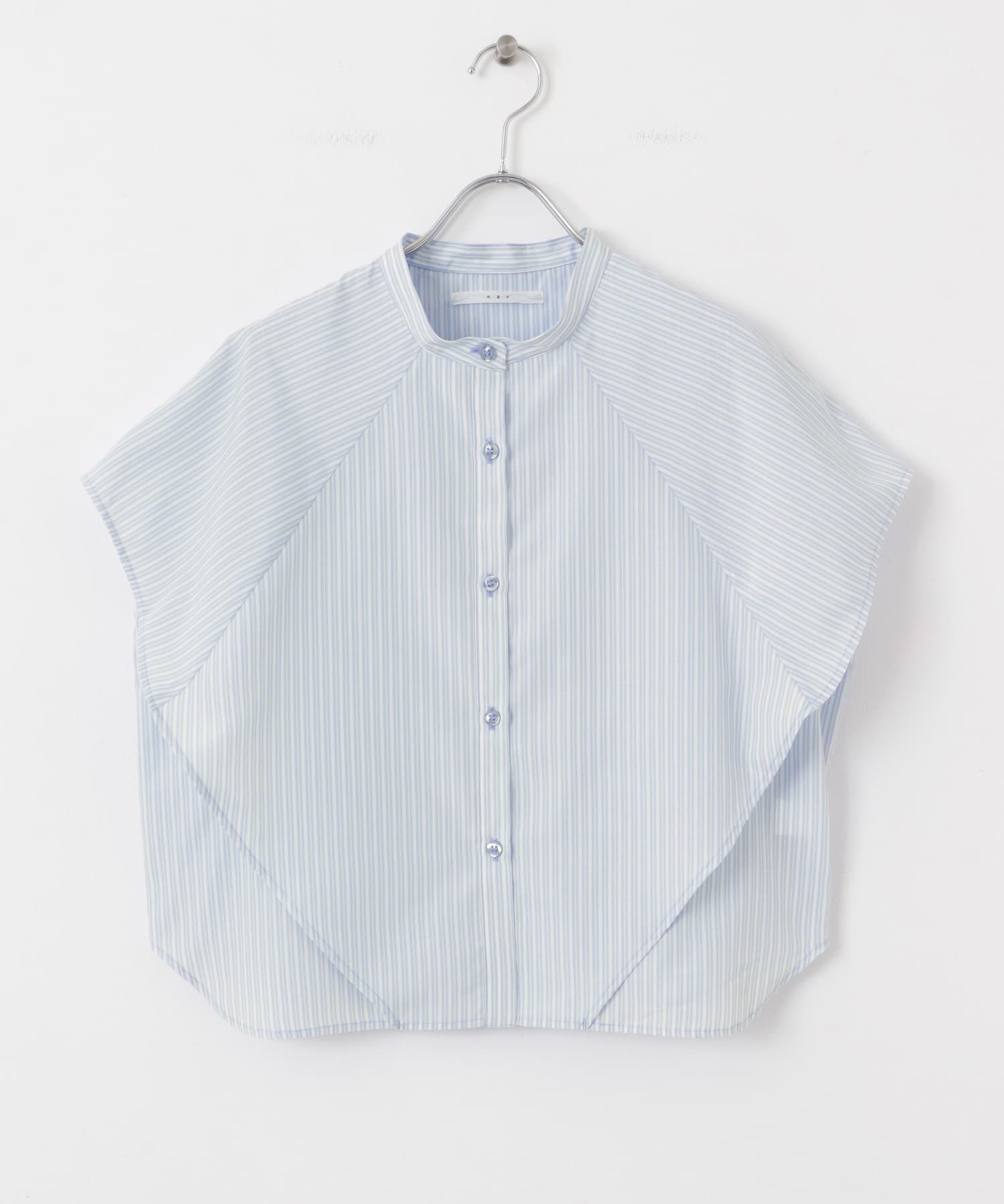 BOXストライプシャツ BLUE×YEL one