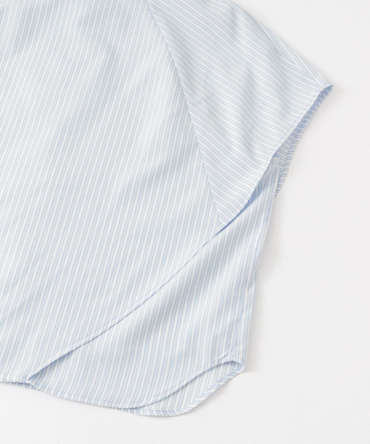 BOXストライプシャツ BLUE×YEL one