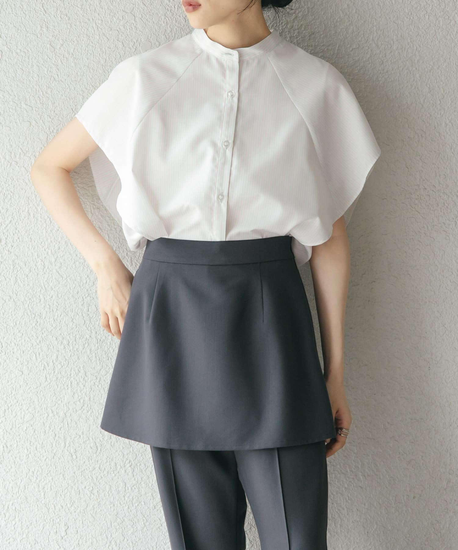 BOXストライプシャツ