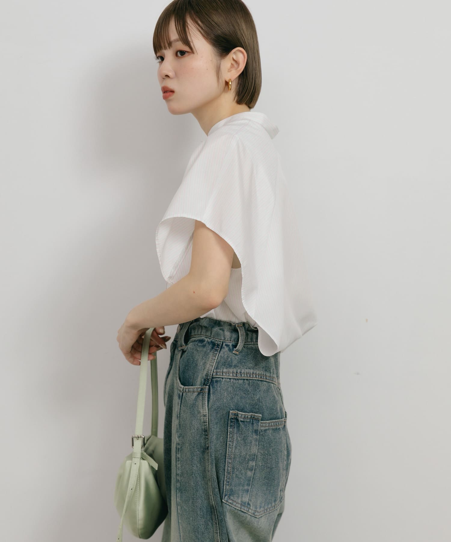 身長：153cm サイズ：one