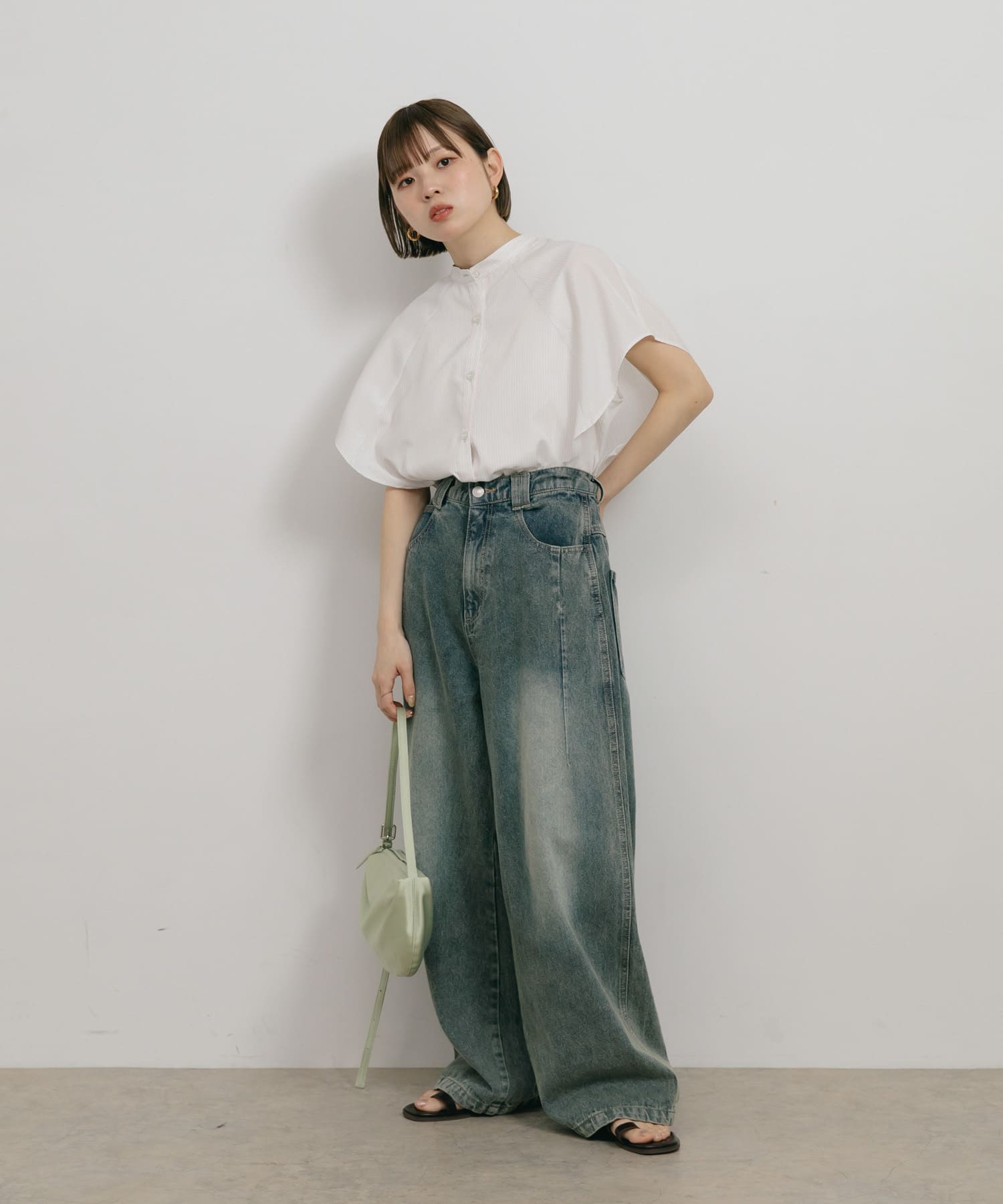 身長：153cm サイズ：one