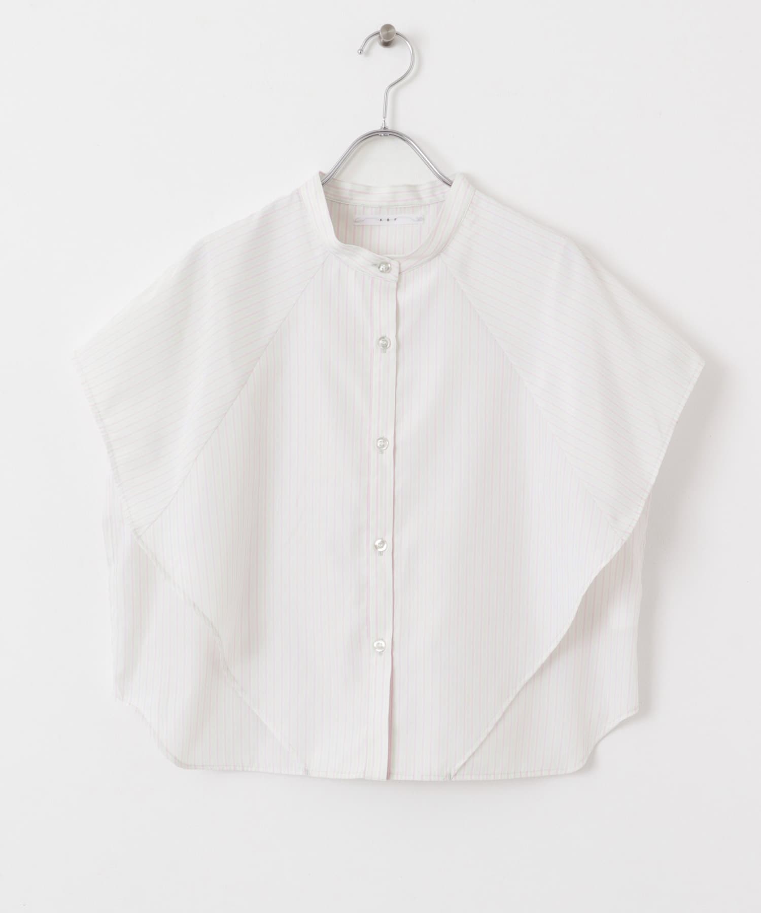 BOXストライプシャツ PINK×GRN one