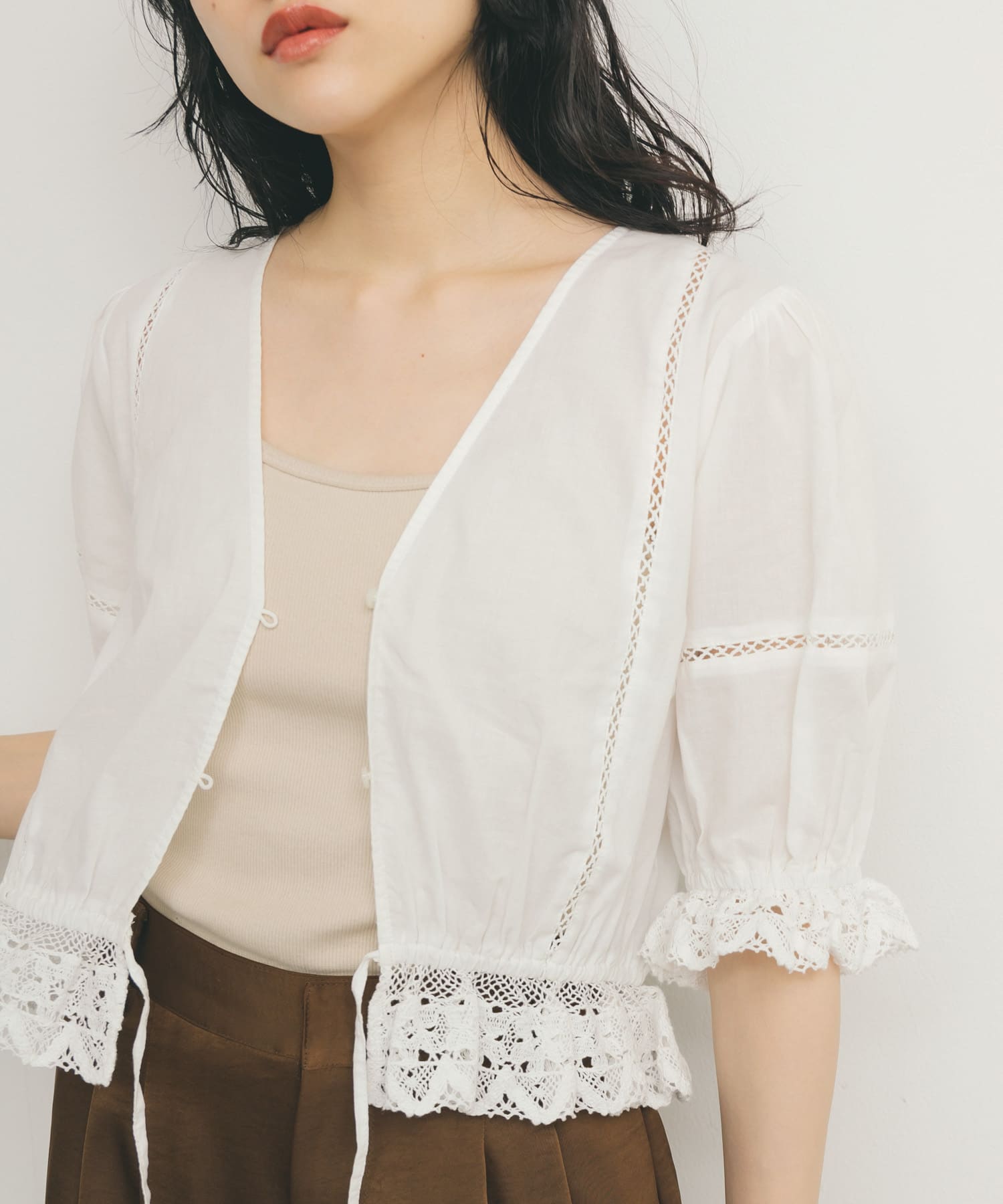 身長：160cm サイズ：one