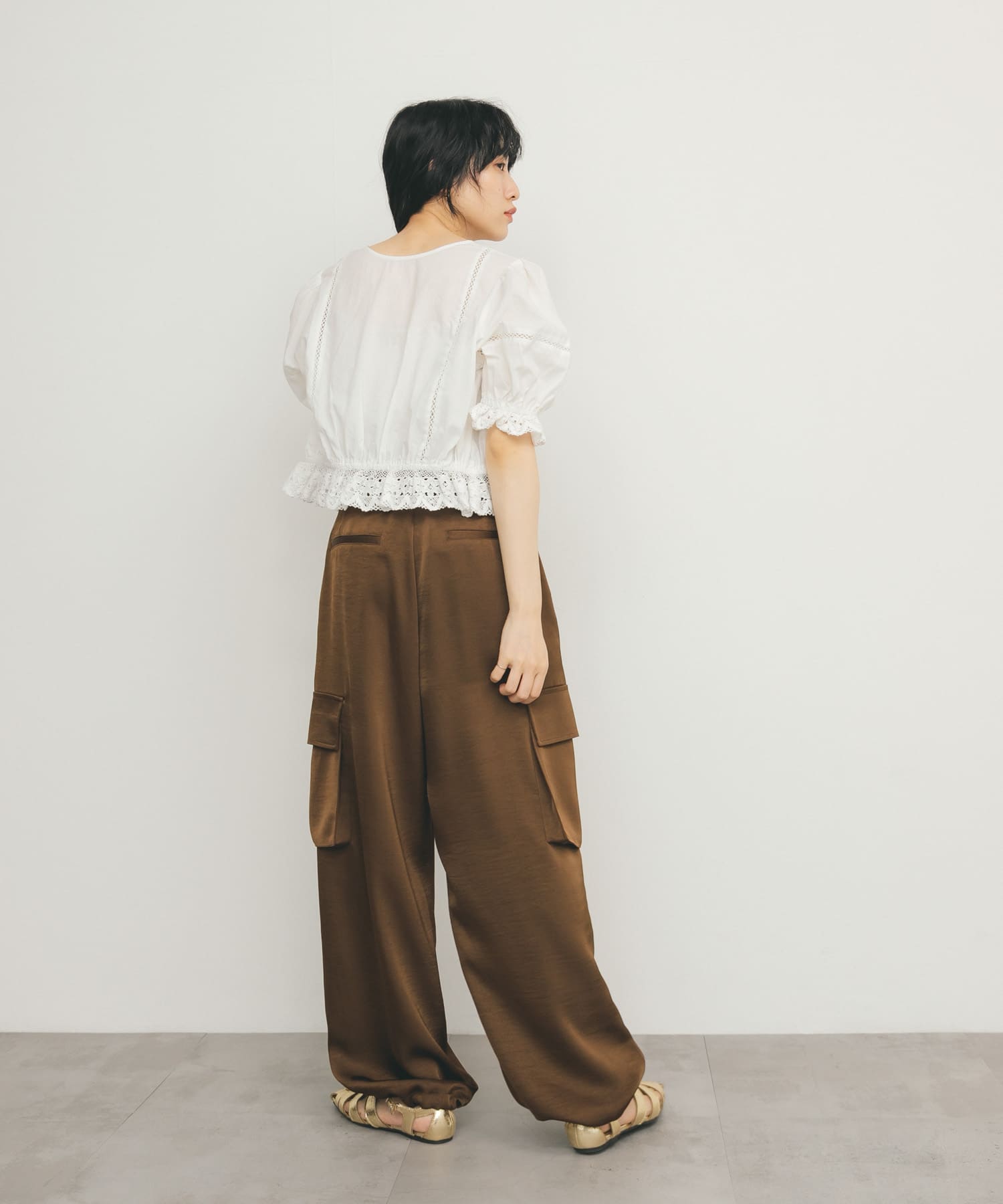 身長：160cm サイズ：one