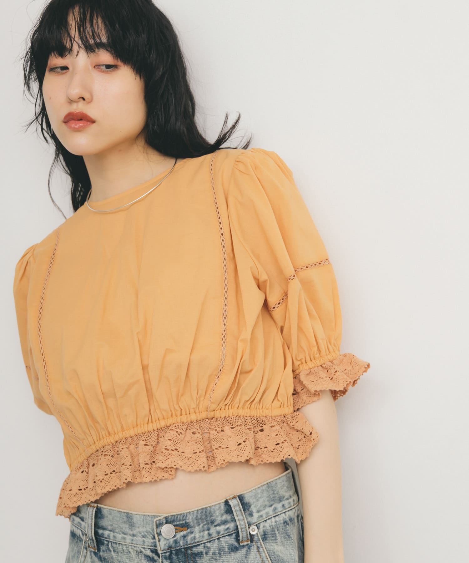 身長：160cm サイズ：one