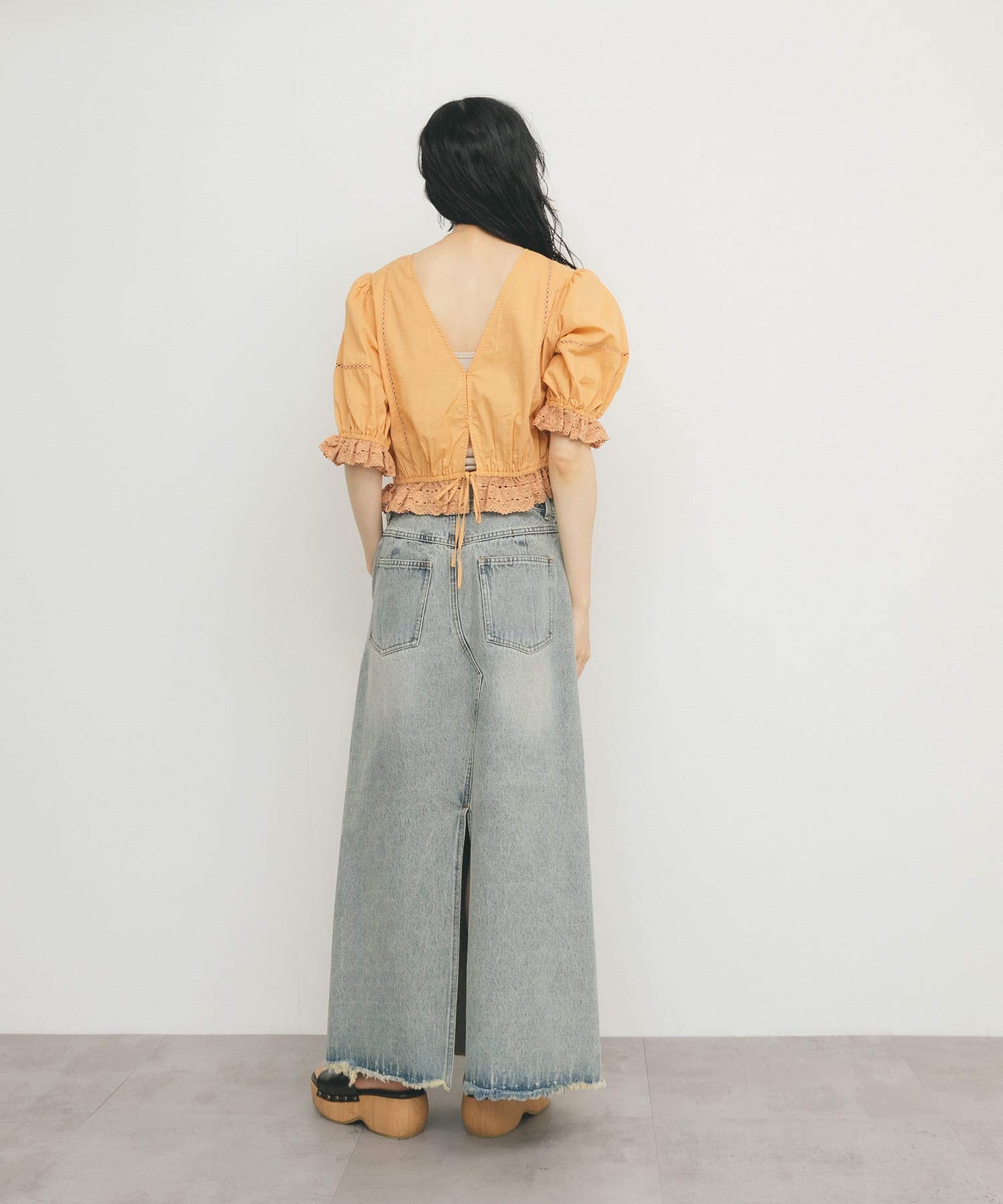 身長：160cm サイズ：one