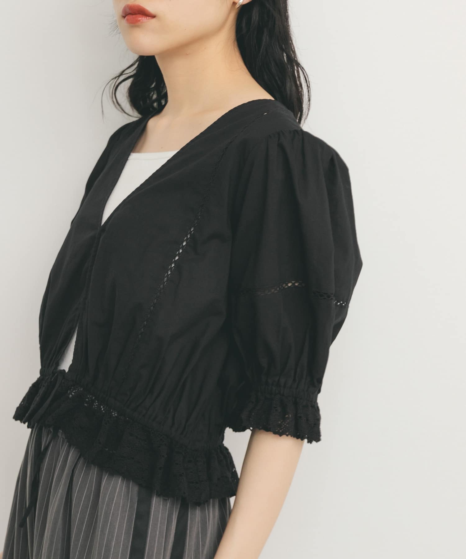 身長：160cm サイズ：one