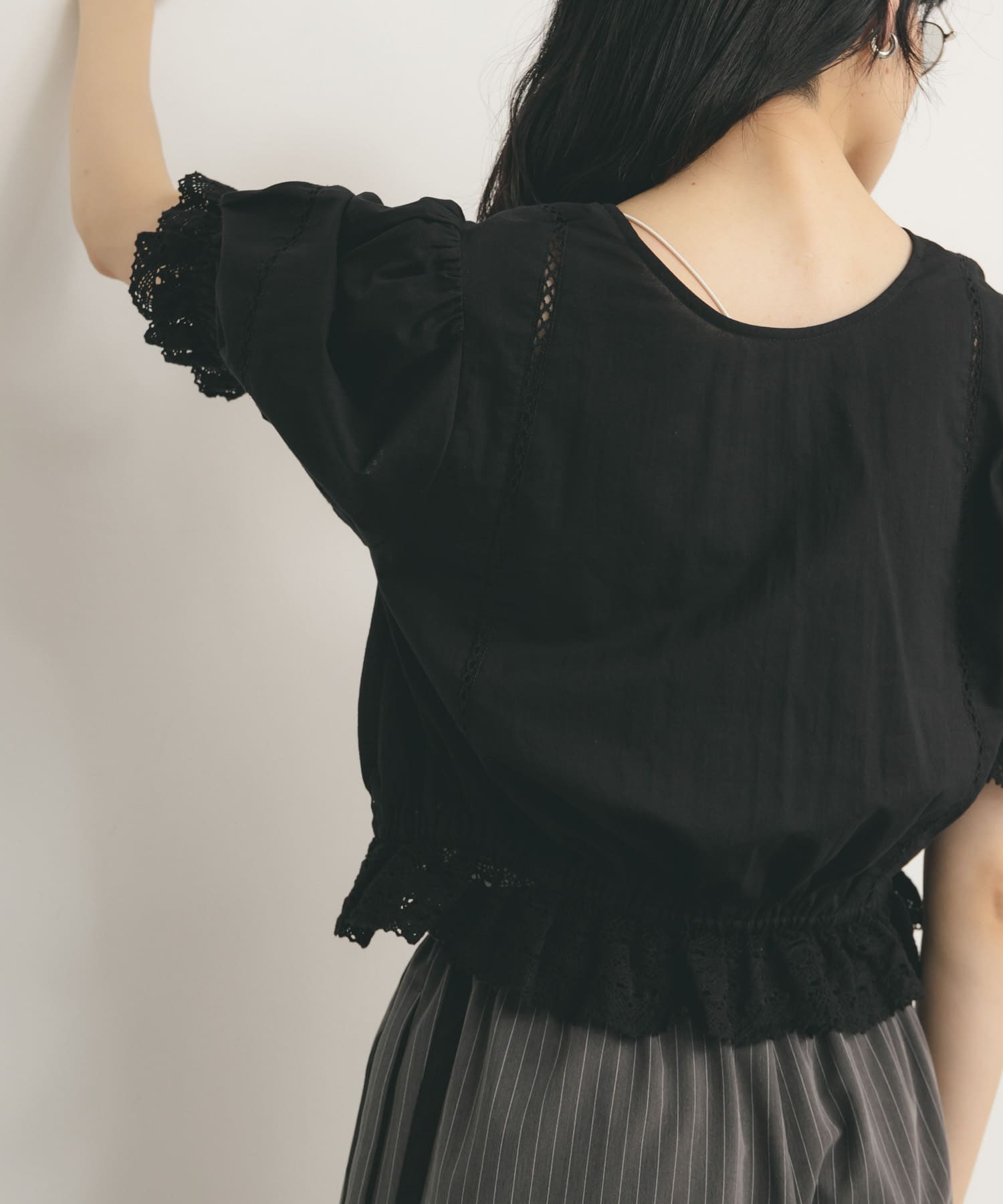 身長：160cm サイズ：one