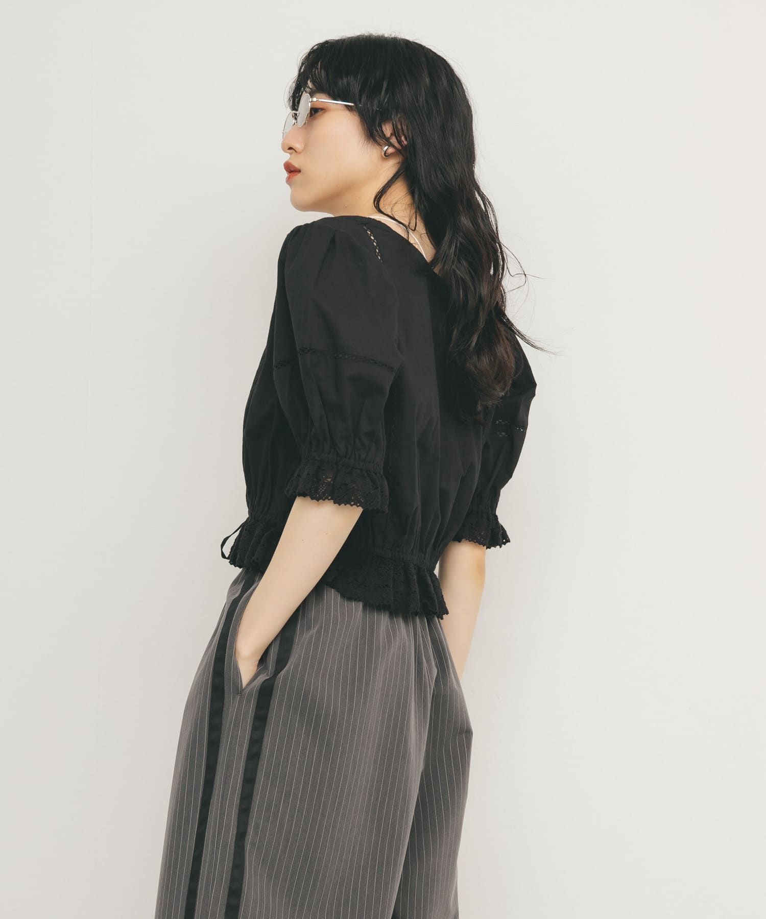 身長：160cm サイズ：one