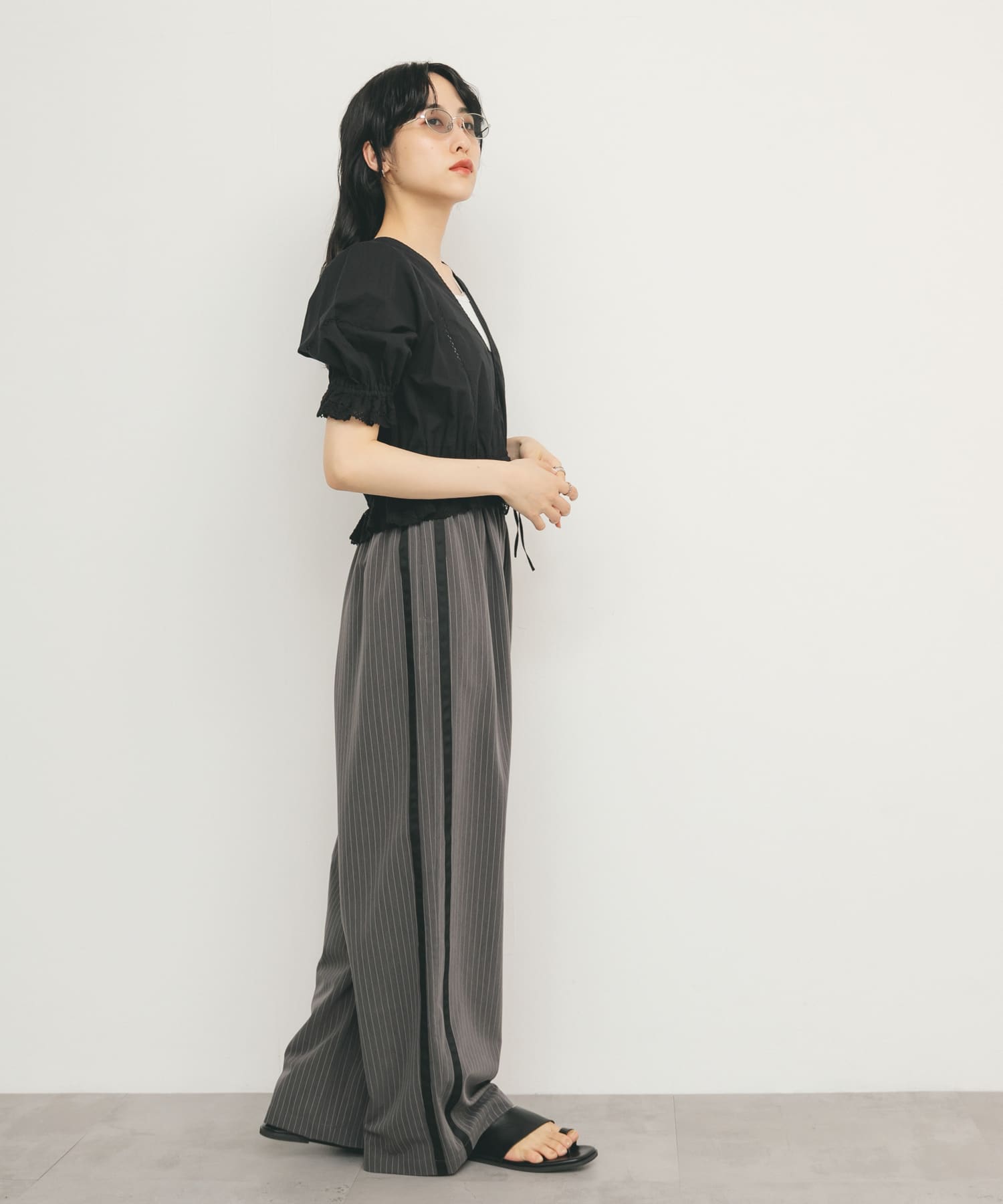 身長：160cm サイズ：one