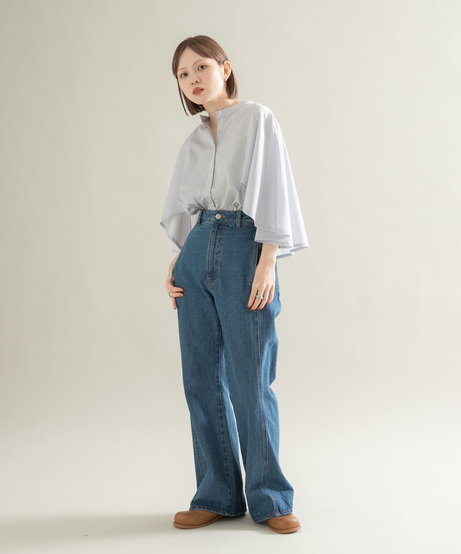 身長：153cm サイズ：one