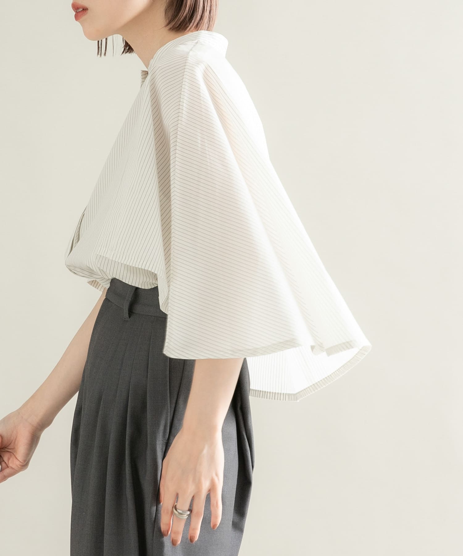 身長：153cm サイズ：one