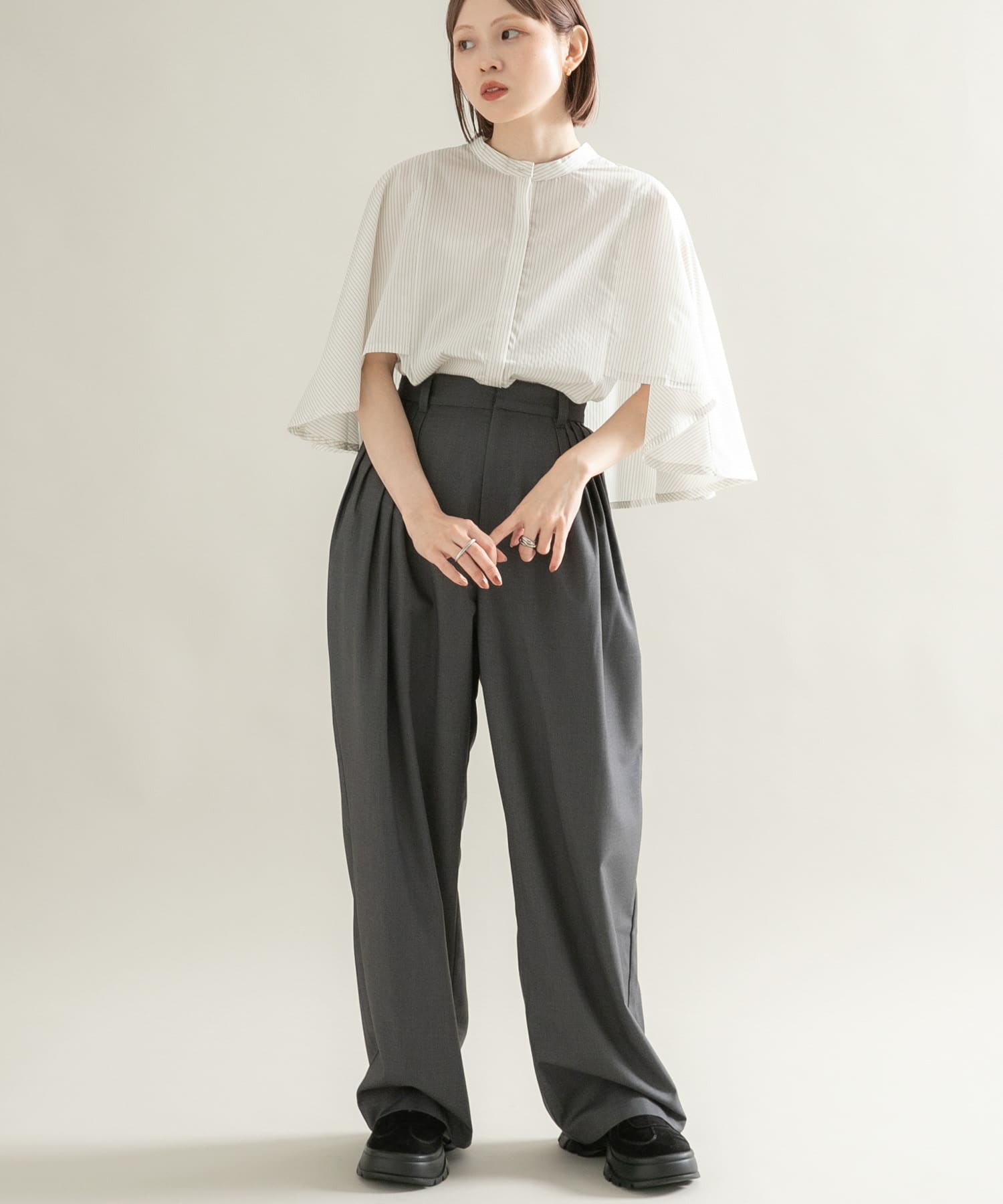 身長：153cm サイズ：one