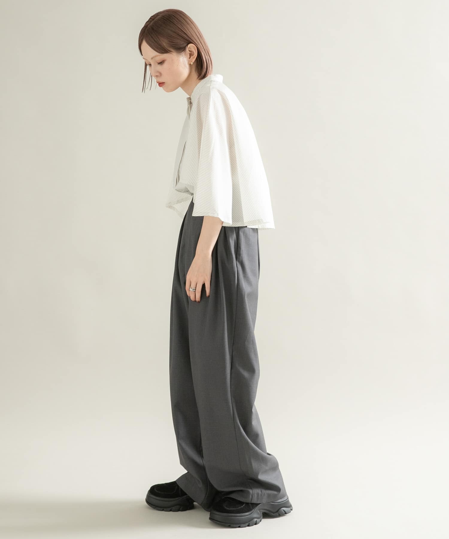 身長：153cm サイズ：one