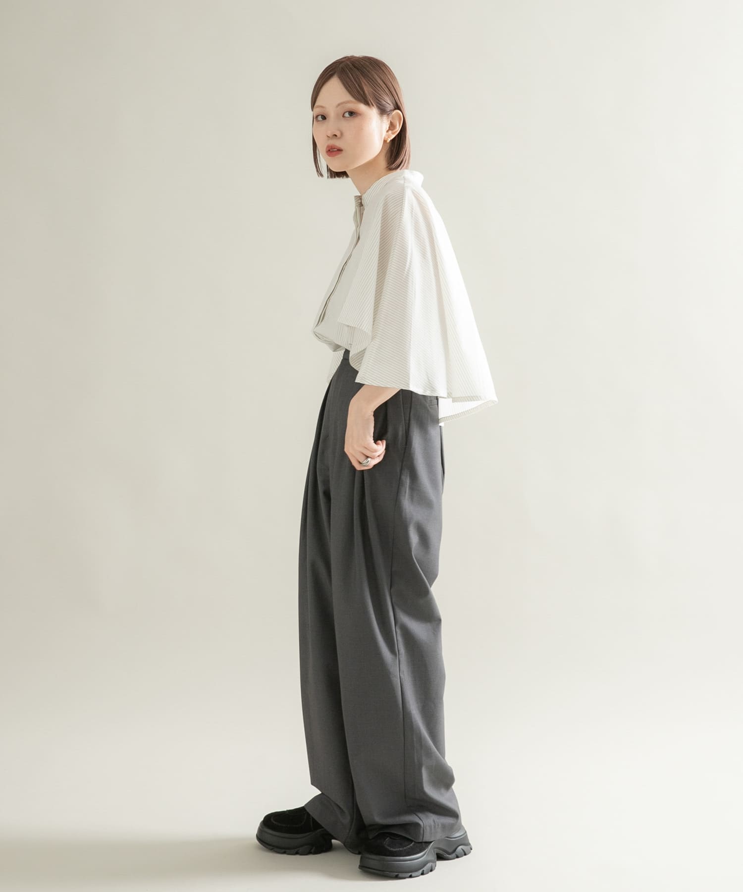 身長：153cm サイズ：one