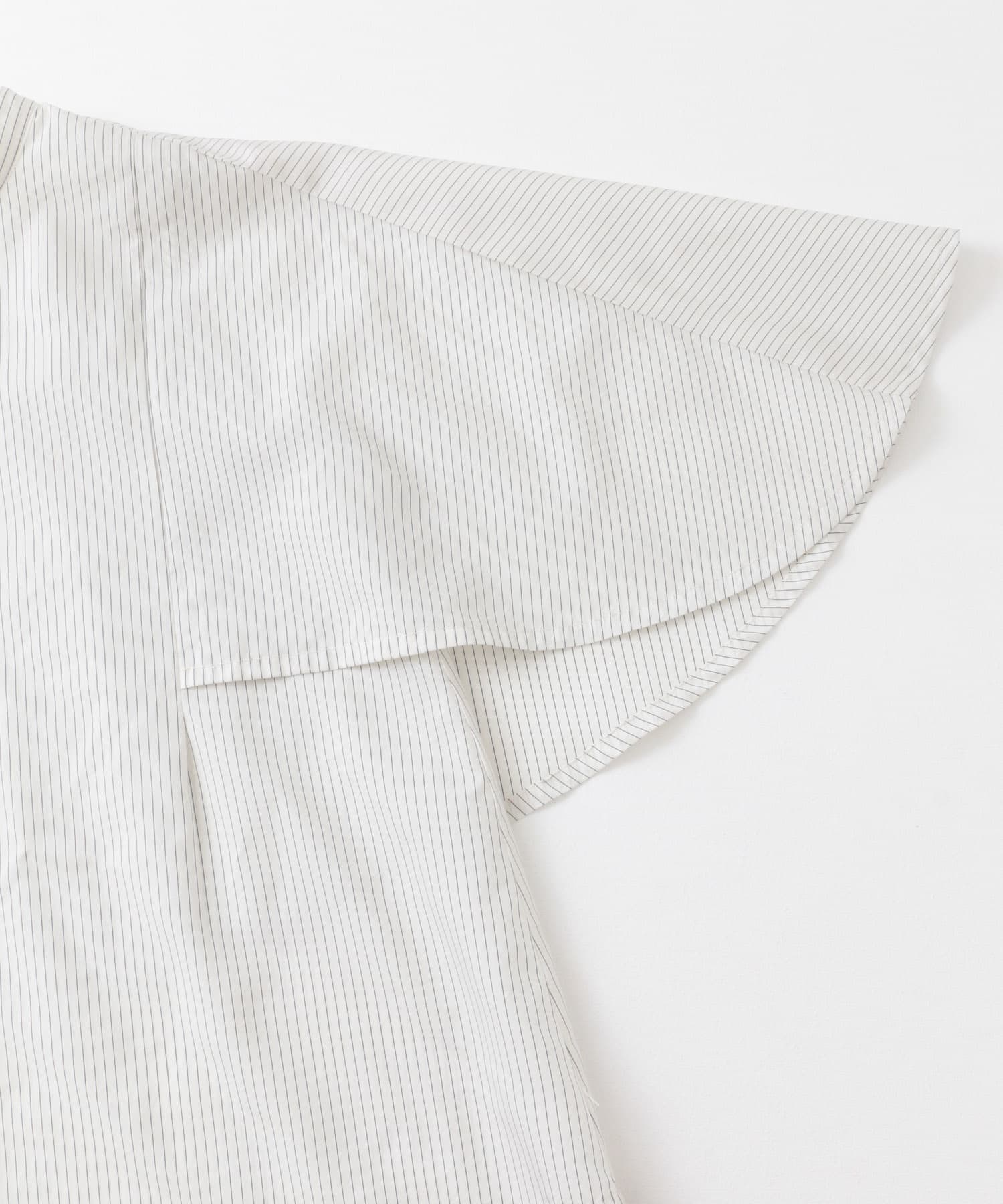 ストライプマントシャツ IVORY one