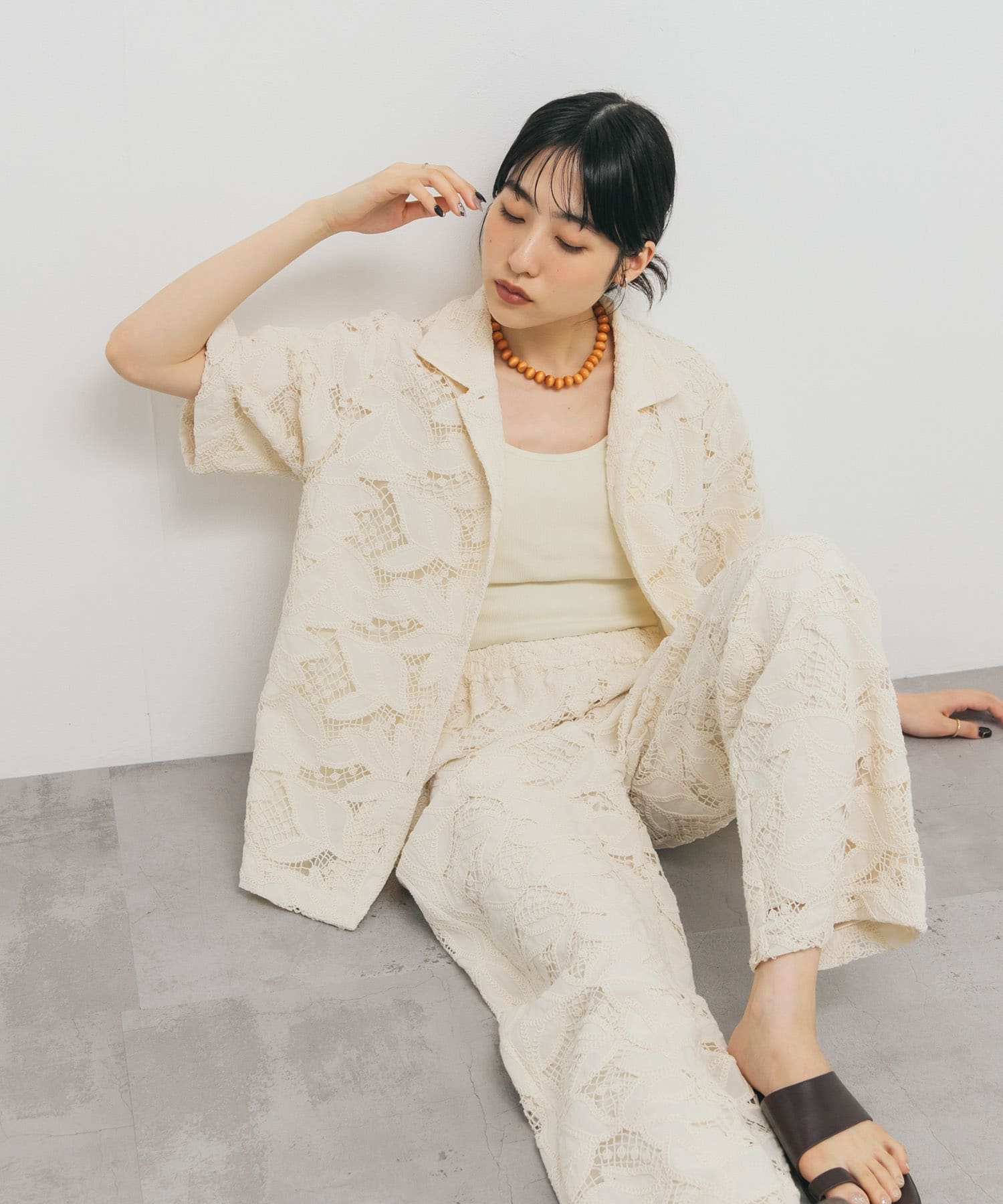 身長：160cm サイズ：one