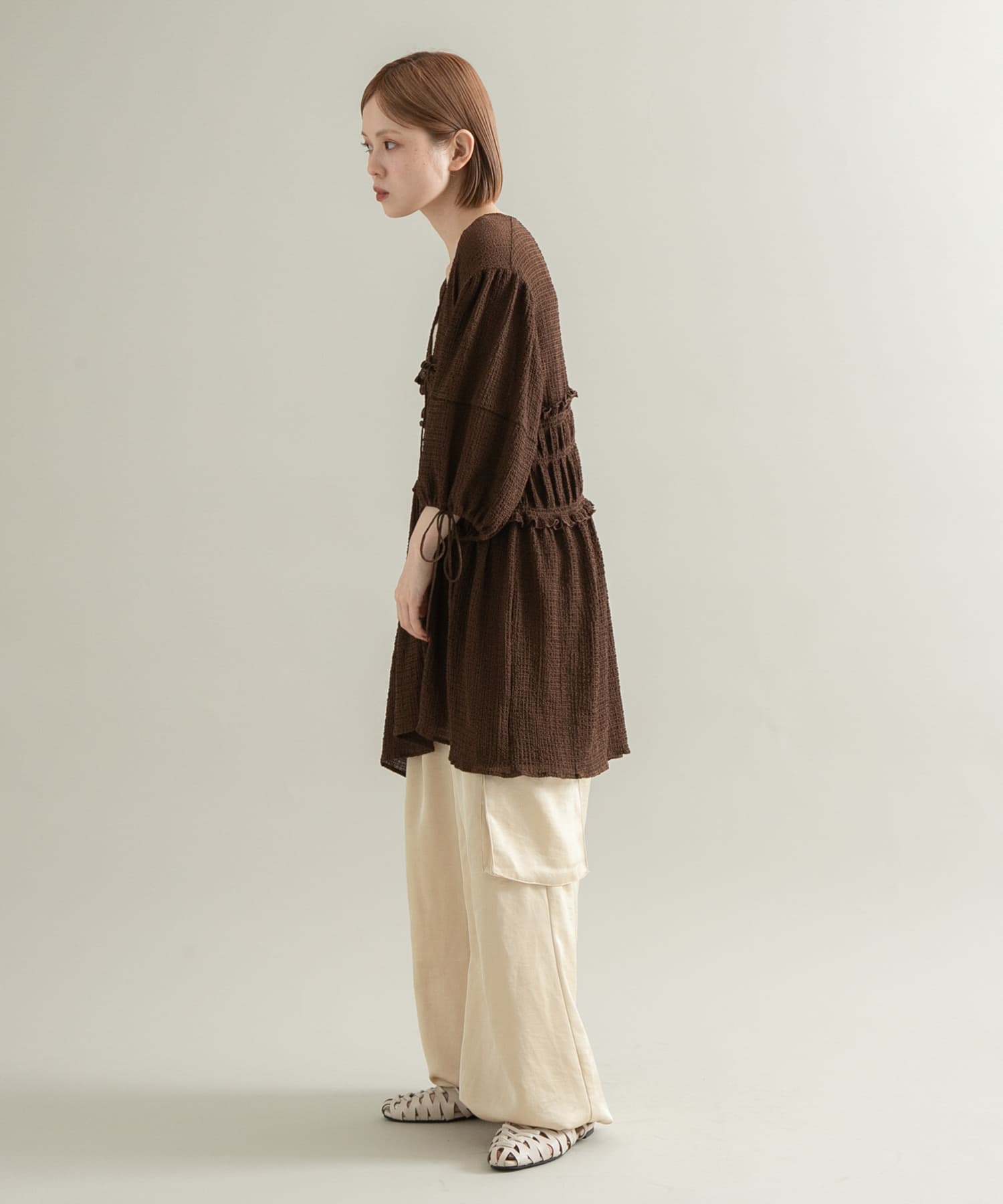 身長：153cm サイズ：one