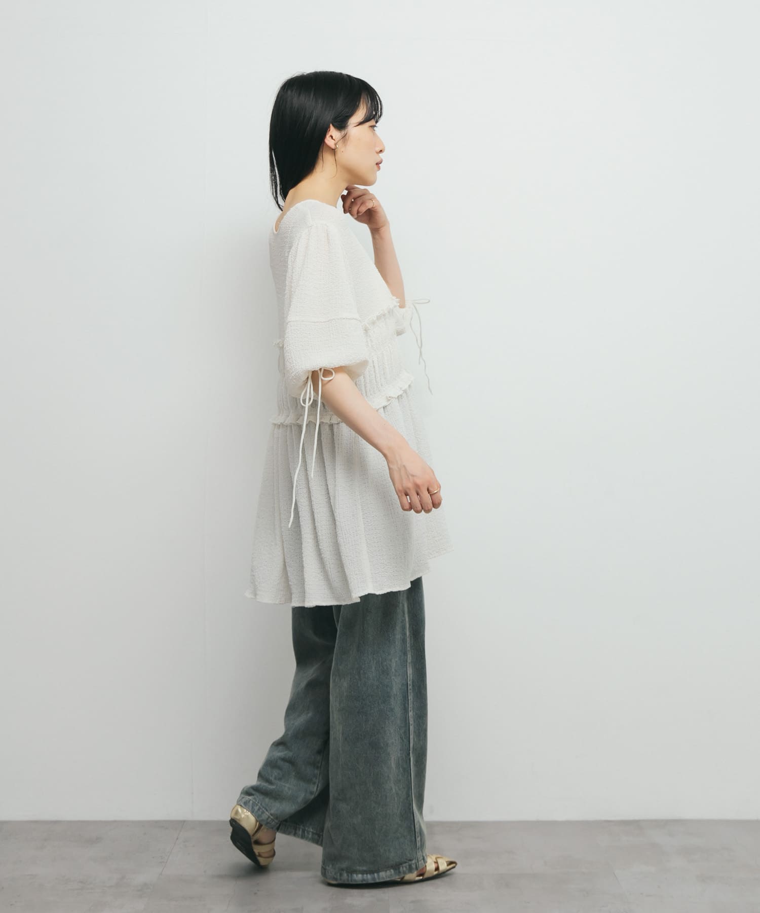 身長：160cm サイズ：one