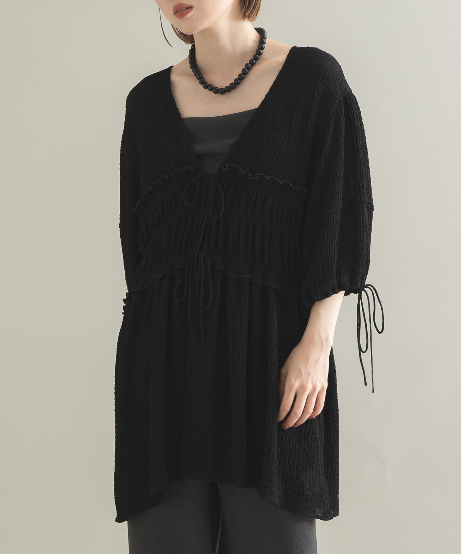 身長：153cm サイズ：one