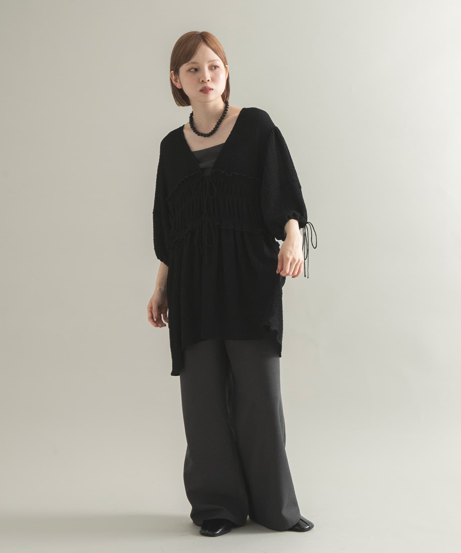 身長：153cm サイズ：one