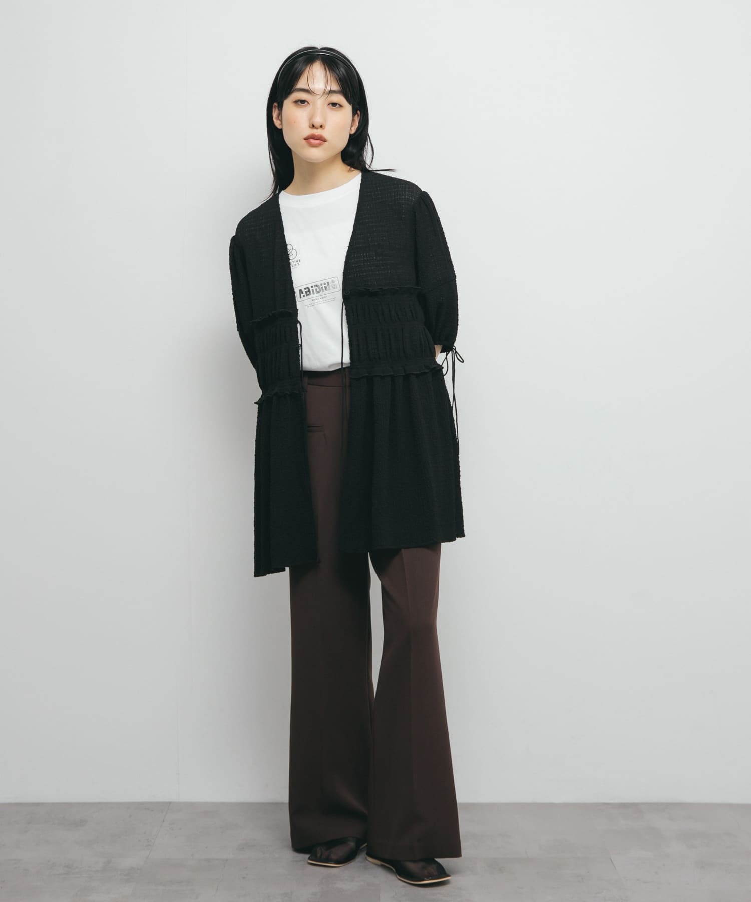 身長：160cm サイズ：one