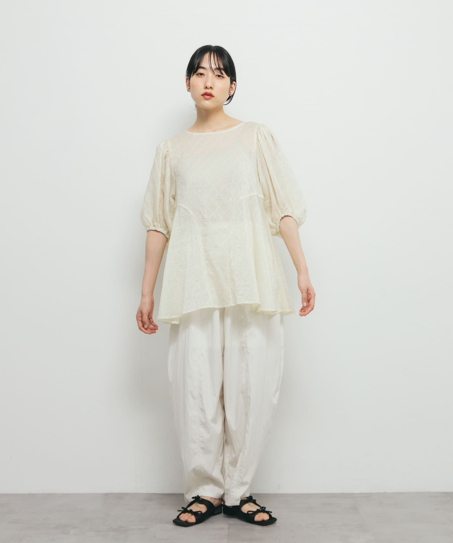 身長：160cm サイズ：one